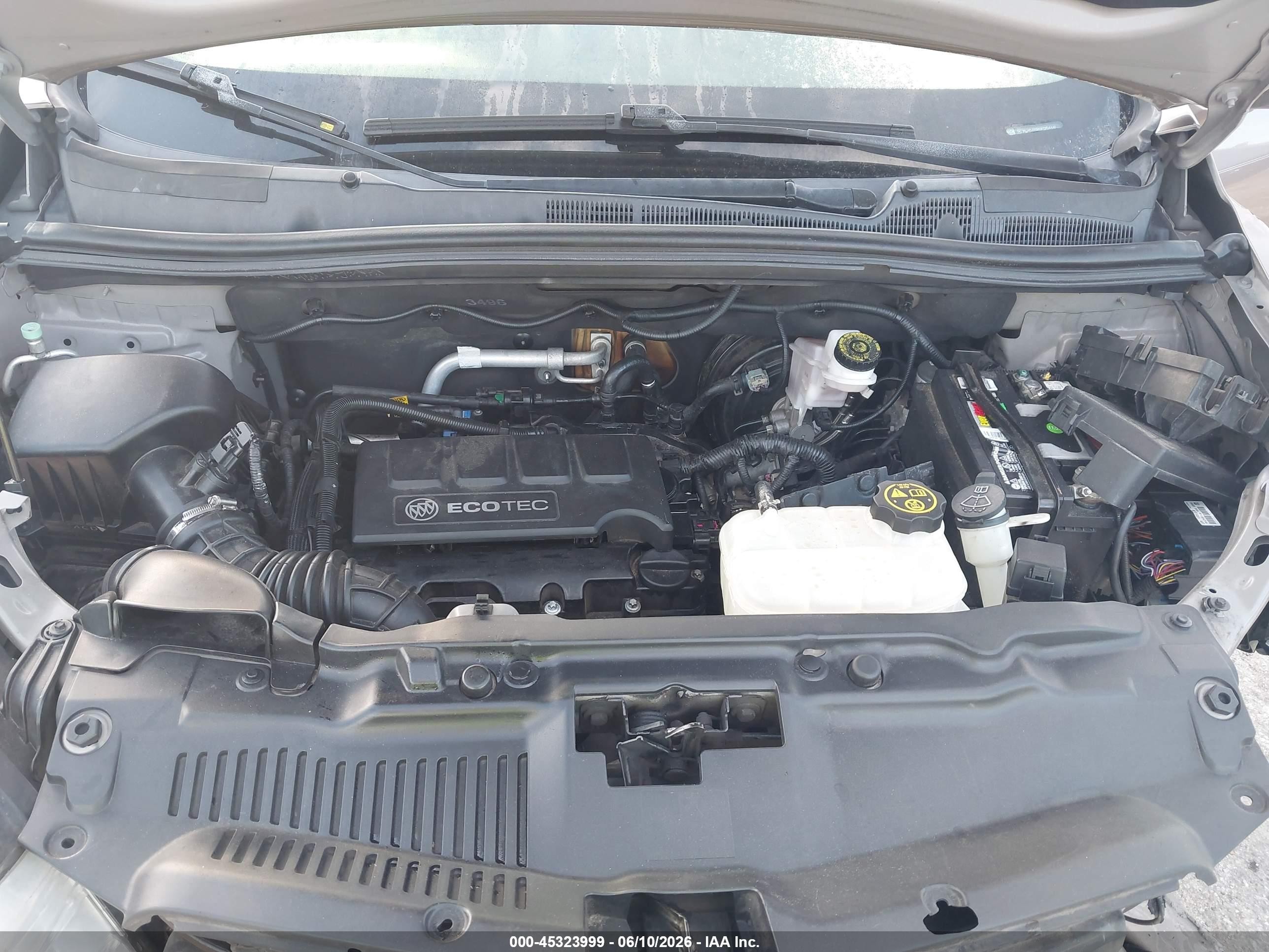 2015 Buick Encore   Серый vin: KL4CJASB3FB104441