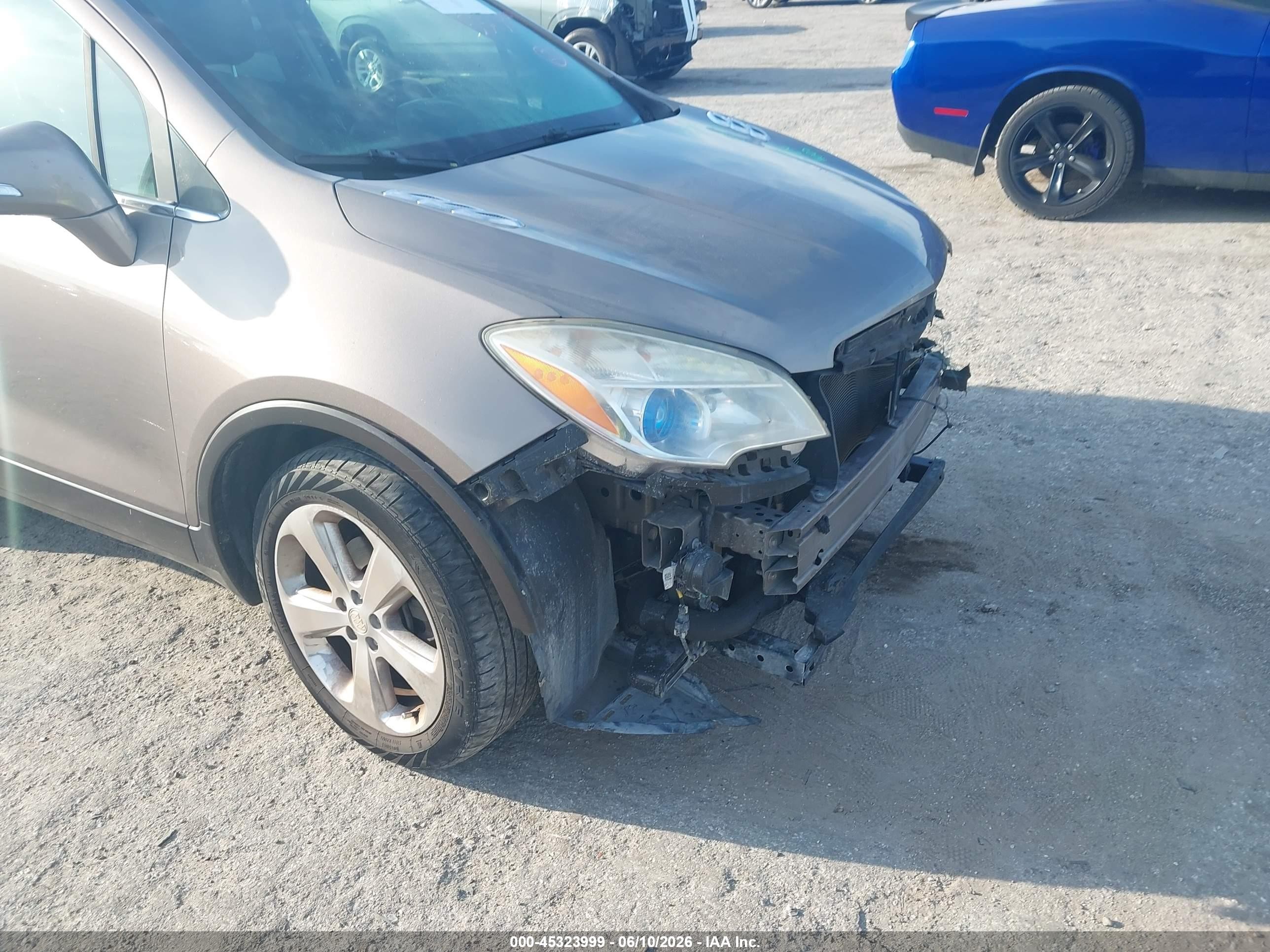 2015 Buick Encore   Серый vin: KL4CJASB3FB104441