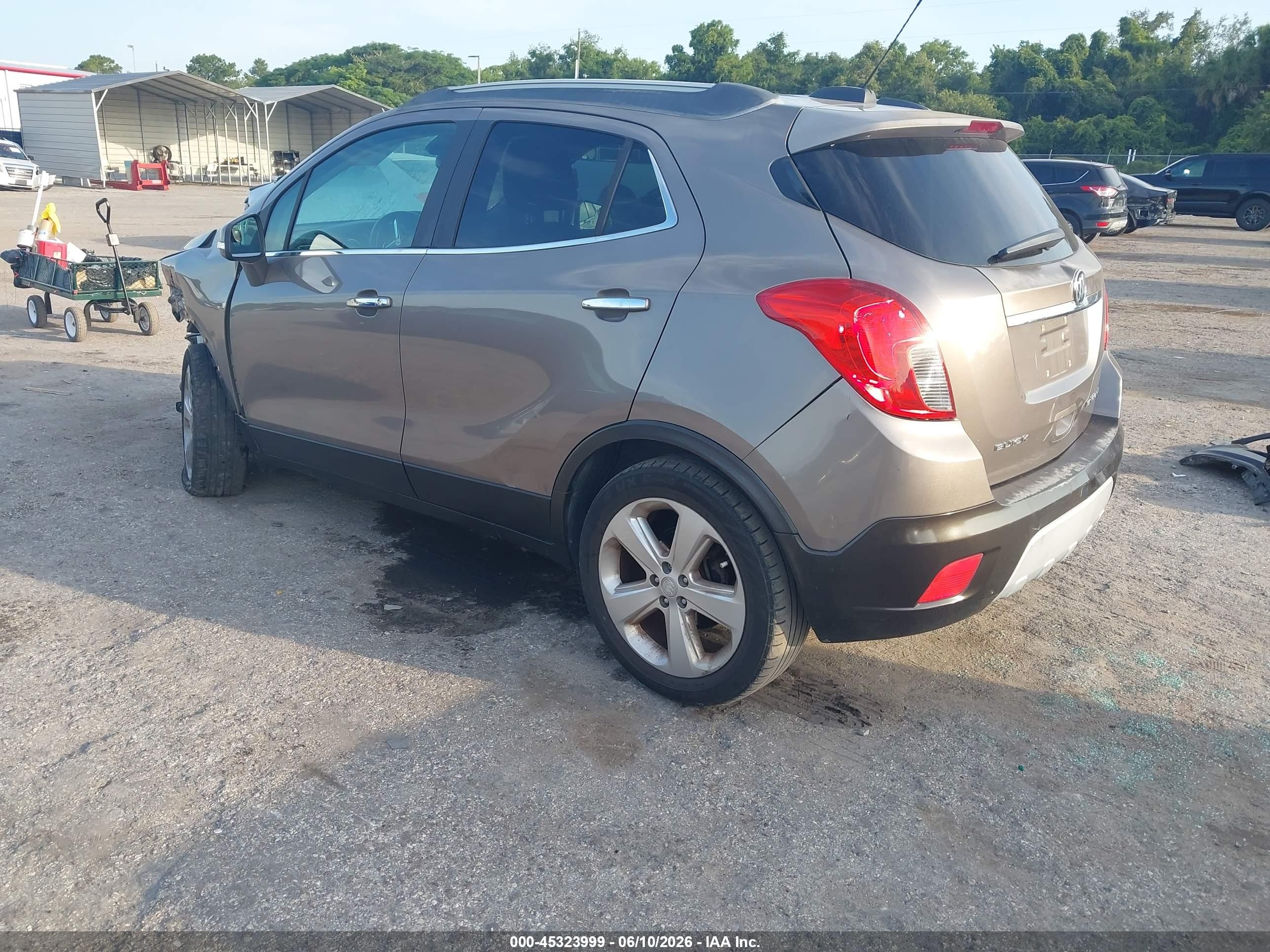 2015 Buick Encore   Серый vin: KL4CJASB3FB104441