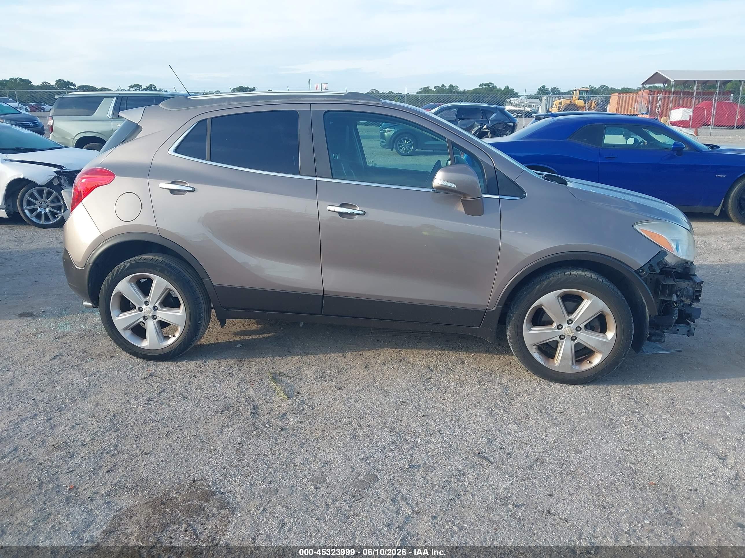 2015 Buick Encore   Серый vin: KL4CJASB3FB104441