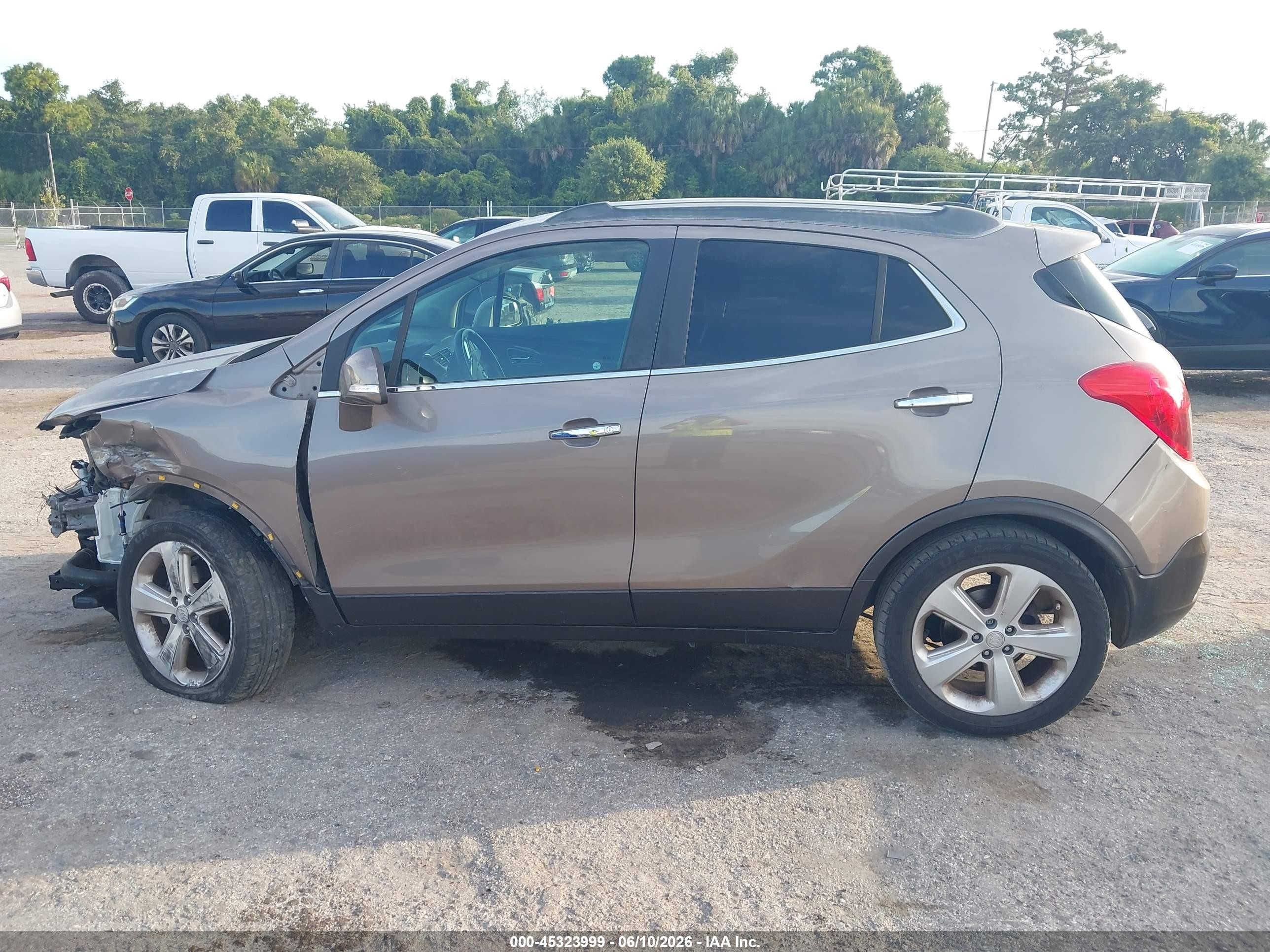 2015 Buick Encore   Серый vin: KL4CJASB3FB104441