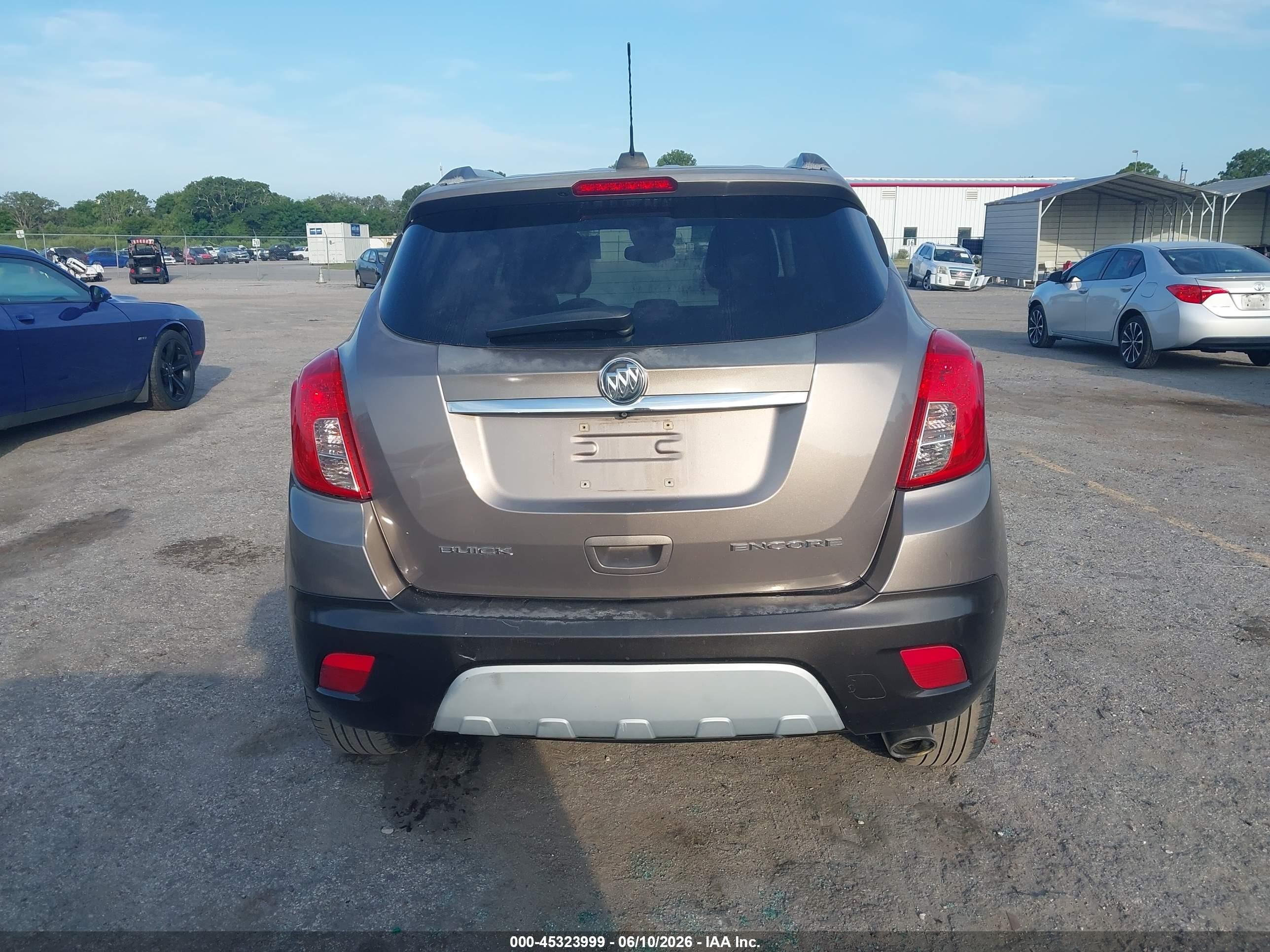 2015 Buick Encore   Серый vin: KL4CJASB3FB104441