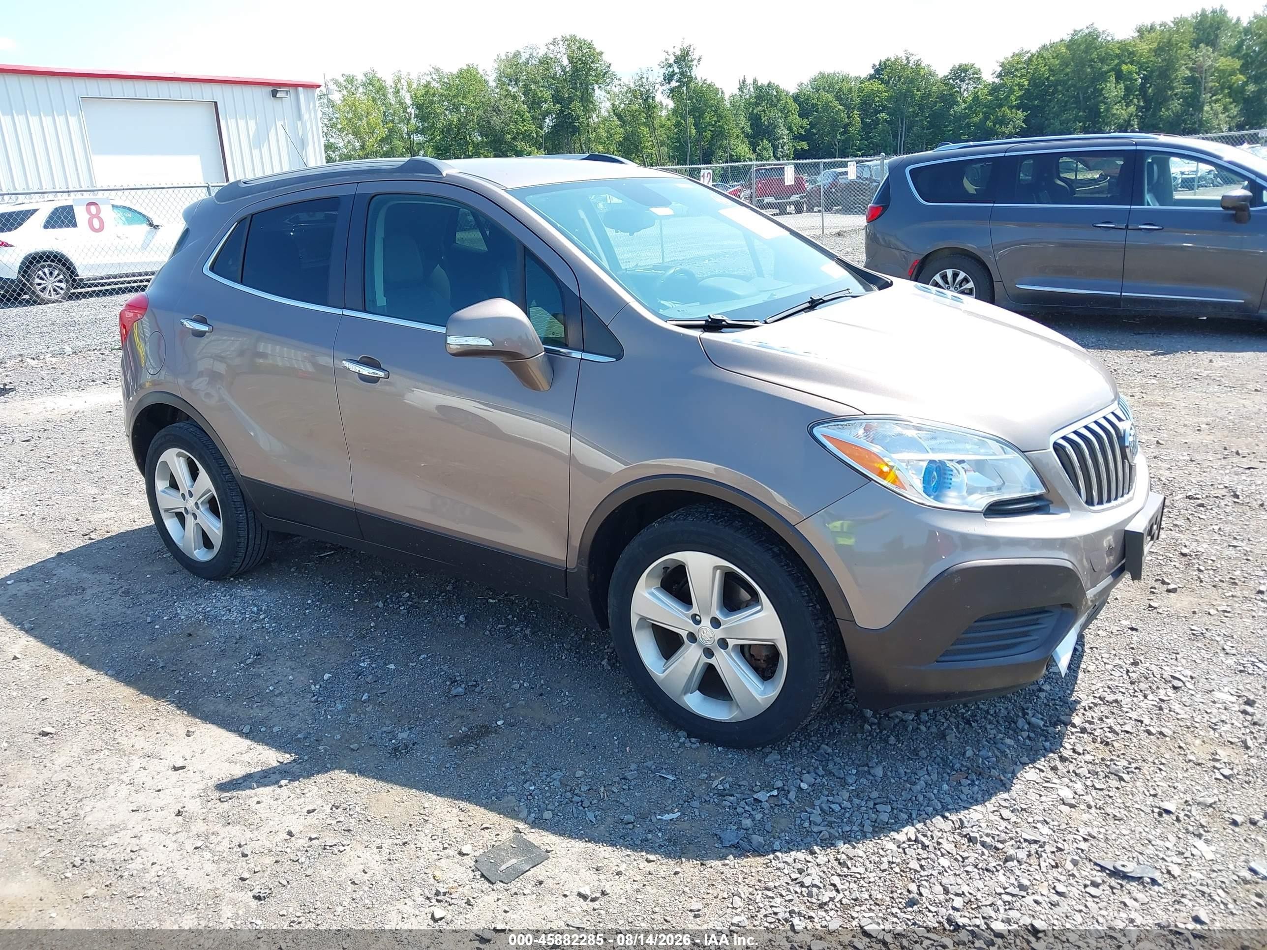 2015 Buick Encore   Коричневый vin: KL4CJASB3FB155891