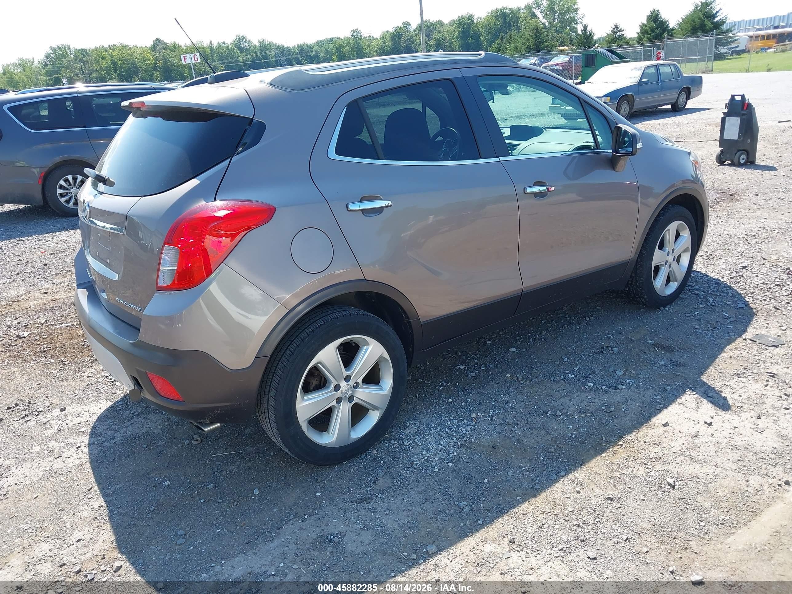 2015 Buick Encore   Brown vin: KL4CJASB3FB155891