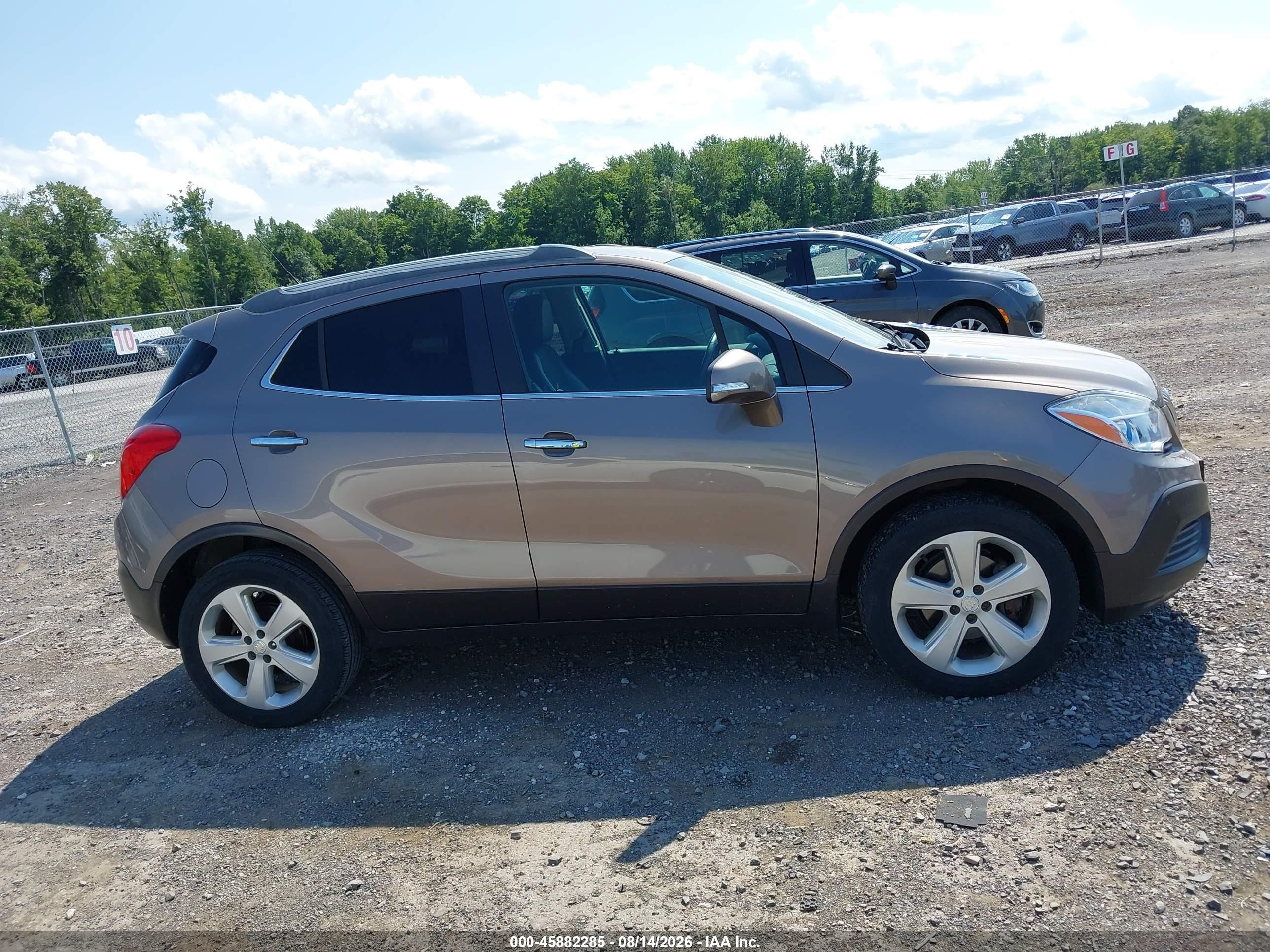 2015 Buick Encore   Brown vin: KL4CJASB3FB155891