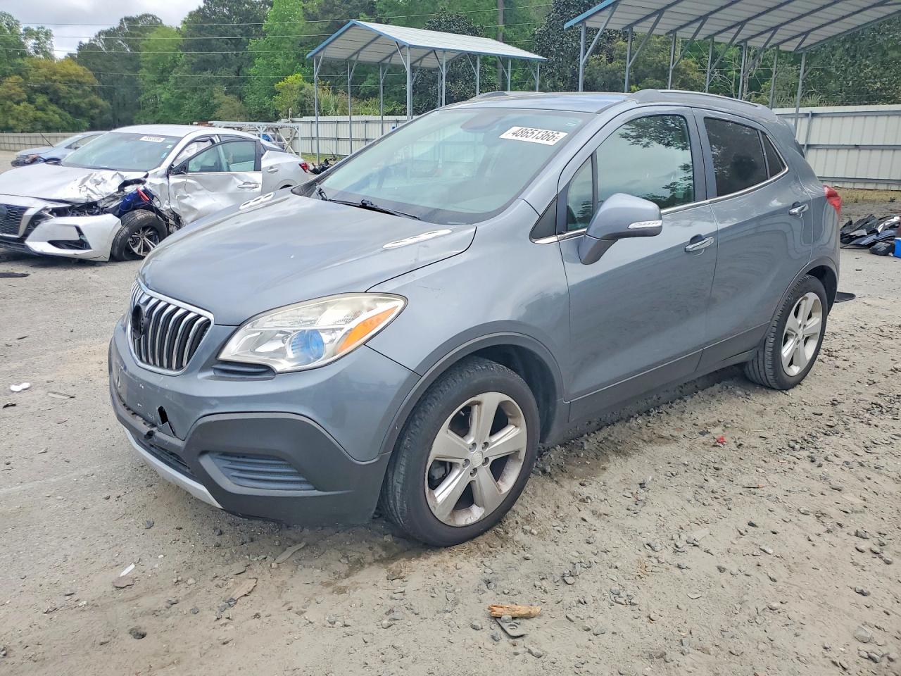 2015 Buick Encore Серый vin: KL4CJASB3FB160590
