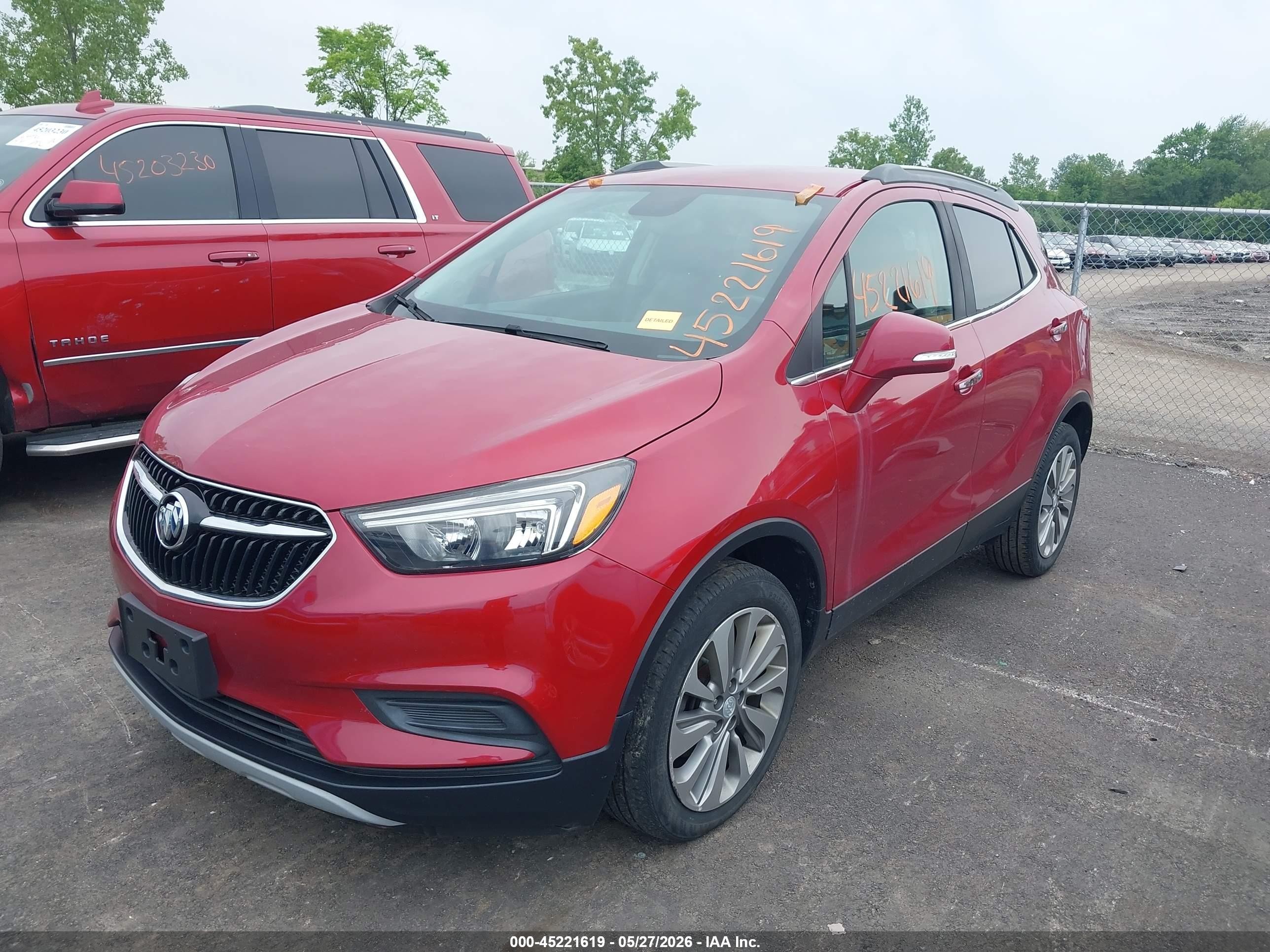 2019 Buick Encore Fwd Preferred Maroon vin: KL4CJASB3KB714690