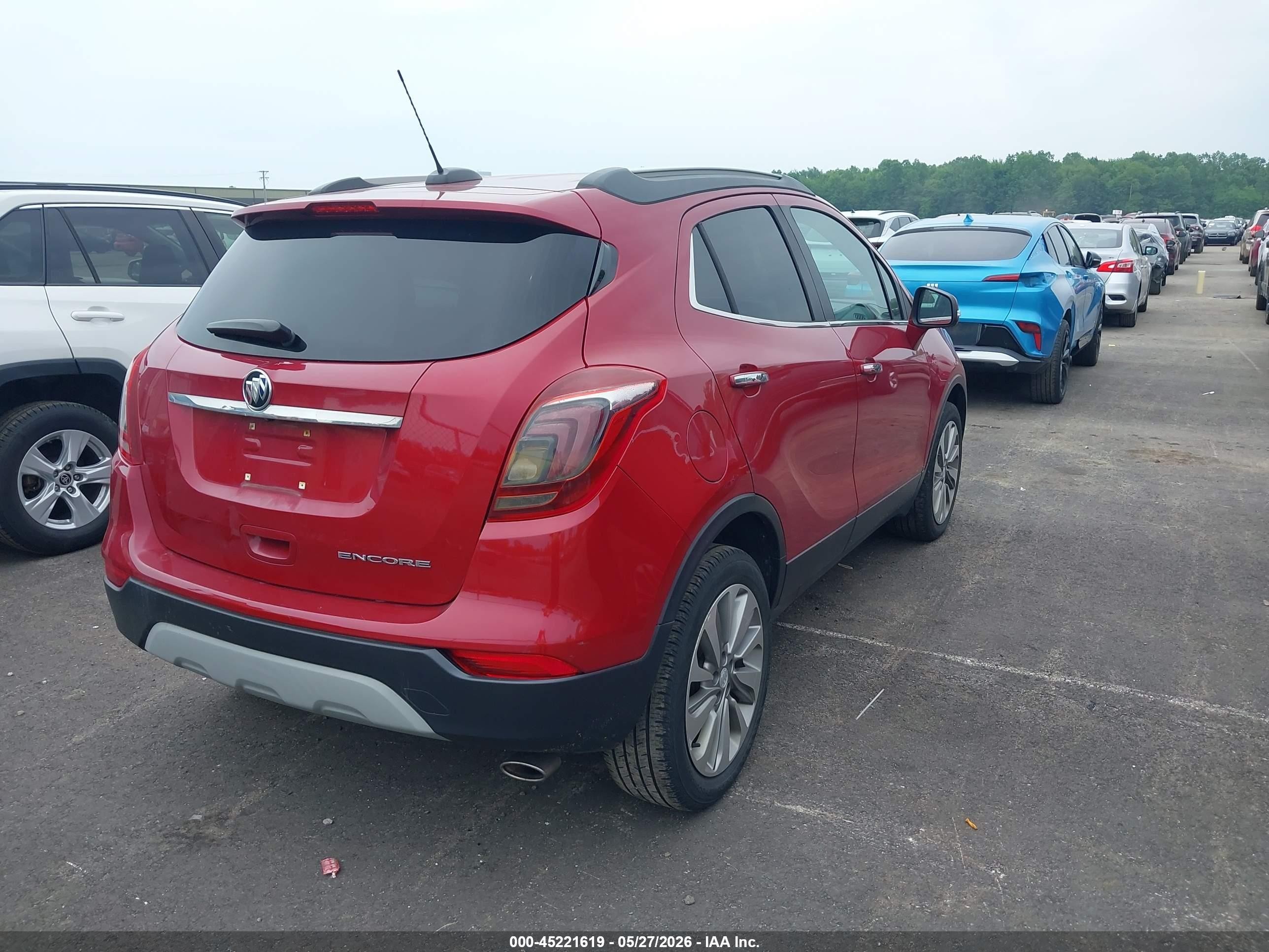 2019 Buick Encore Fwd Preferred Maroon vin: KL4CJASB3KB714690