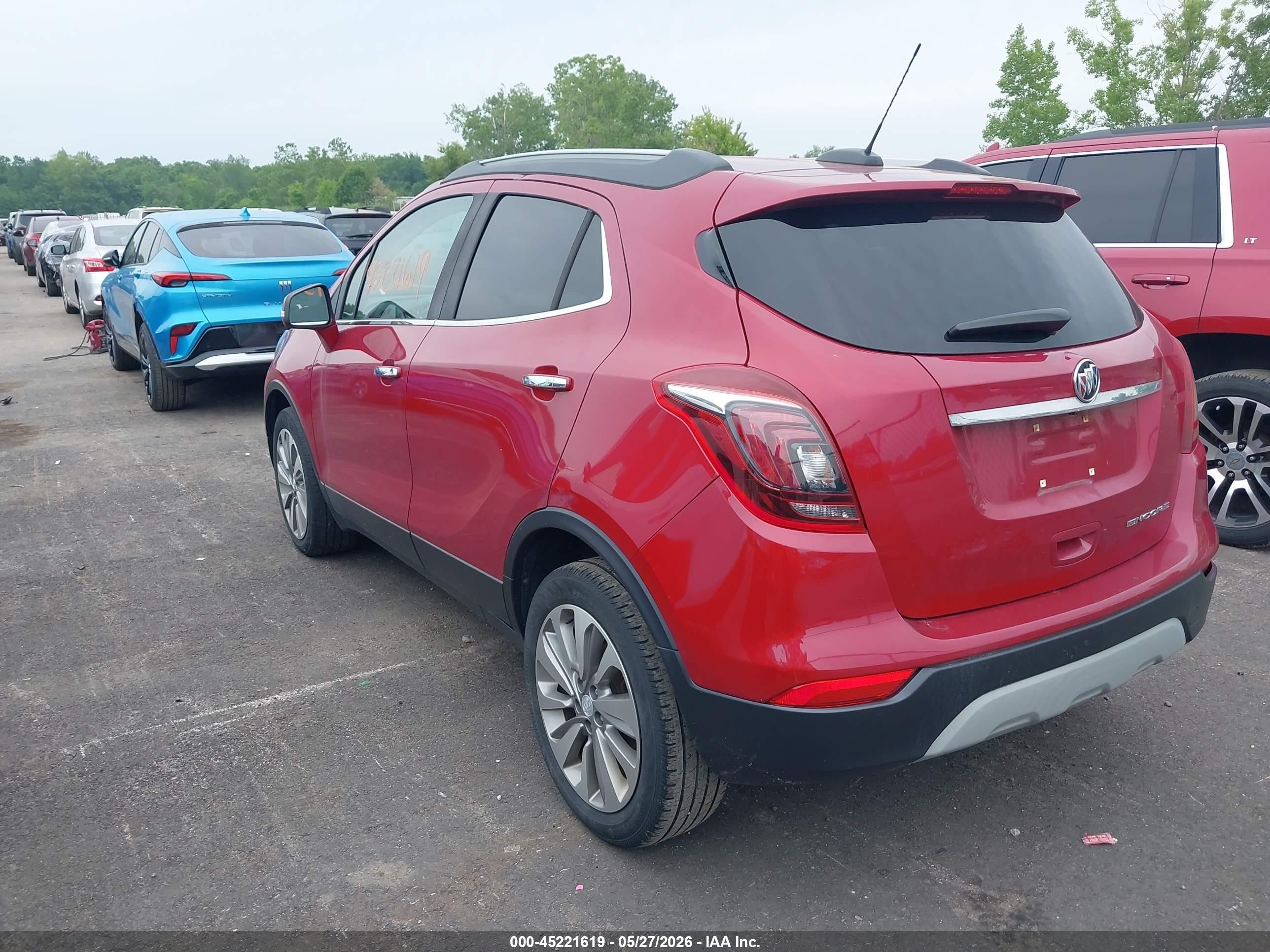 2019 Buick Encore Fwd Preferred Maroon vin: KL4CJASB3KB714690