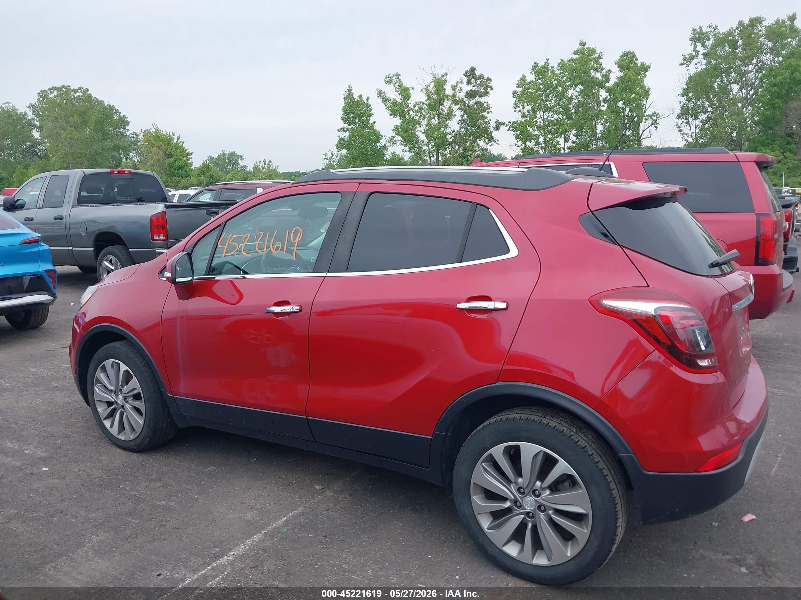 2019 Buick Encore Fwd Preferred Maroon vin: KL4CJASB3KB714690