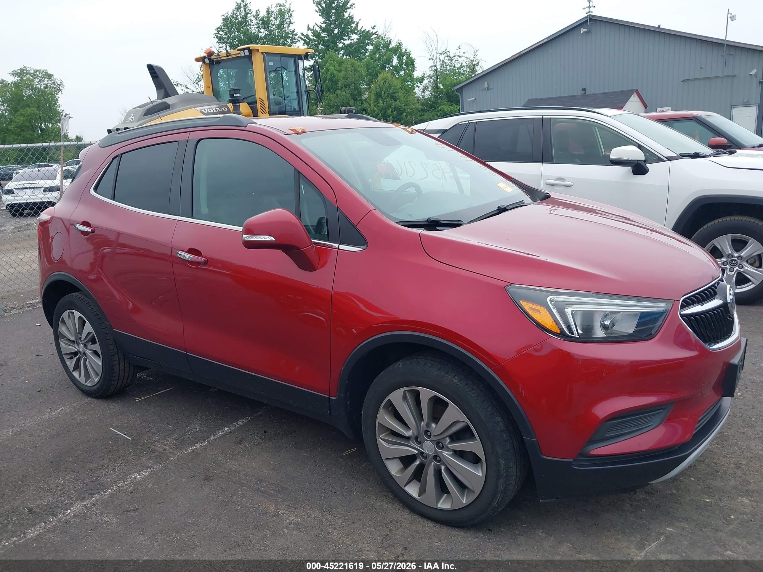 2019 Buick Encore Fwd Preferred Maroon vin: KL4CJASB3KB714690