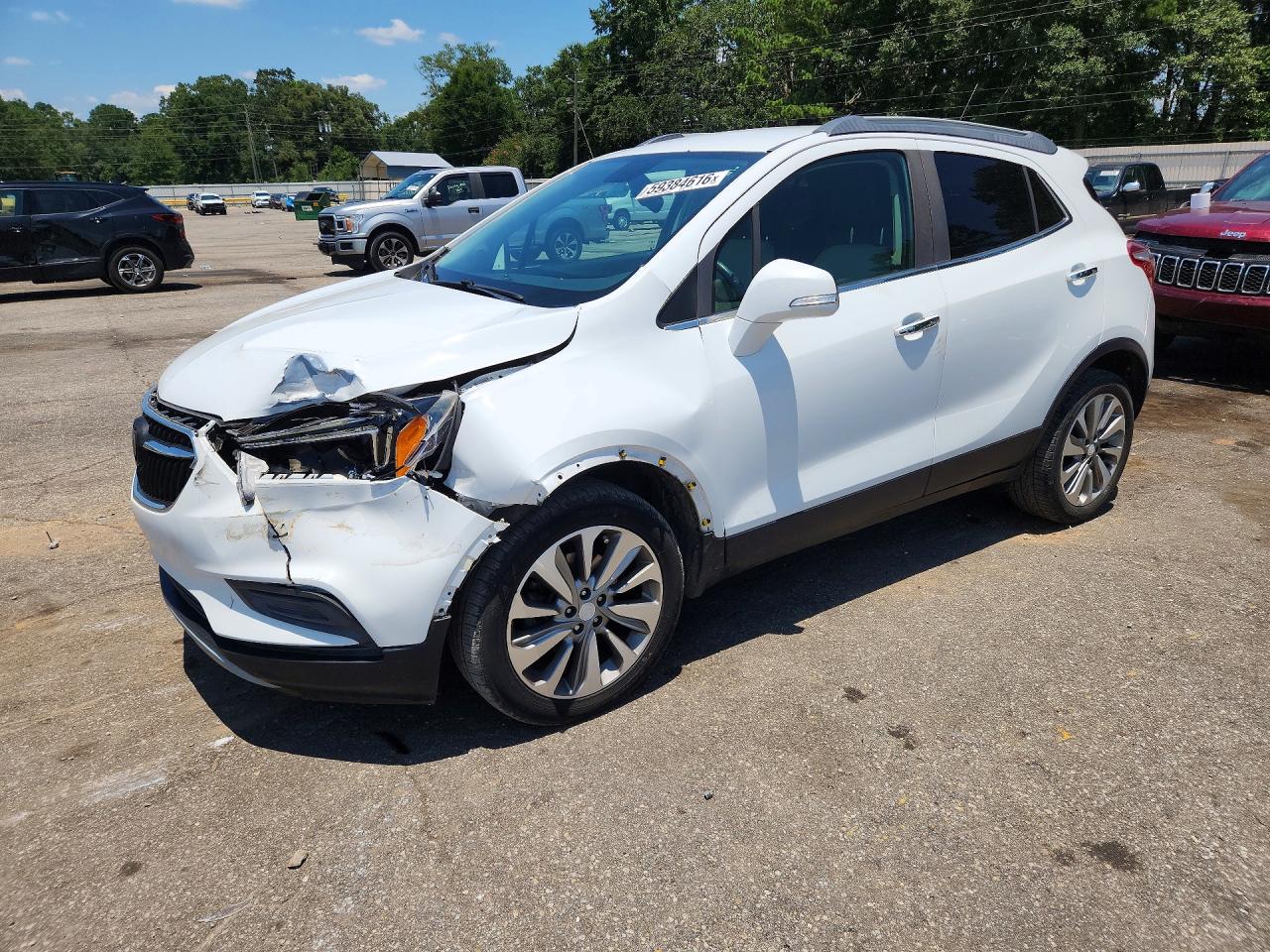 2019 Buick Encore Preferred White vin: KL4CJASB3KB762058