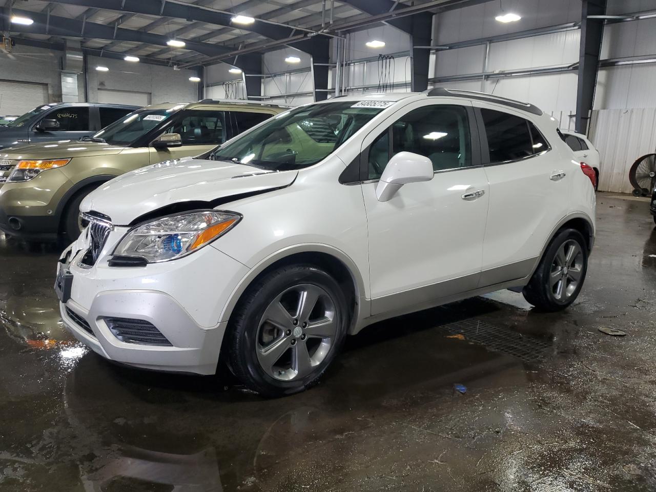 2013 Buick Encore White vin: KL4CJASB4DB109824
