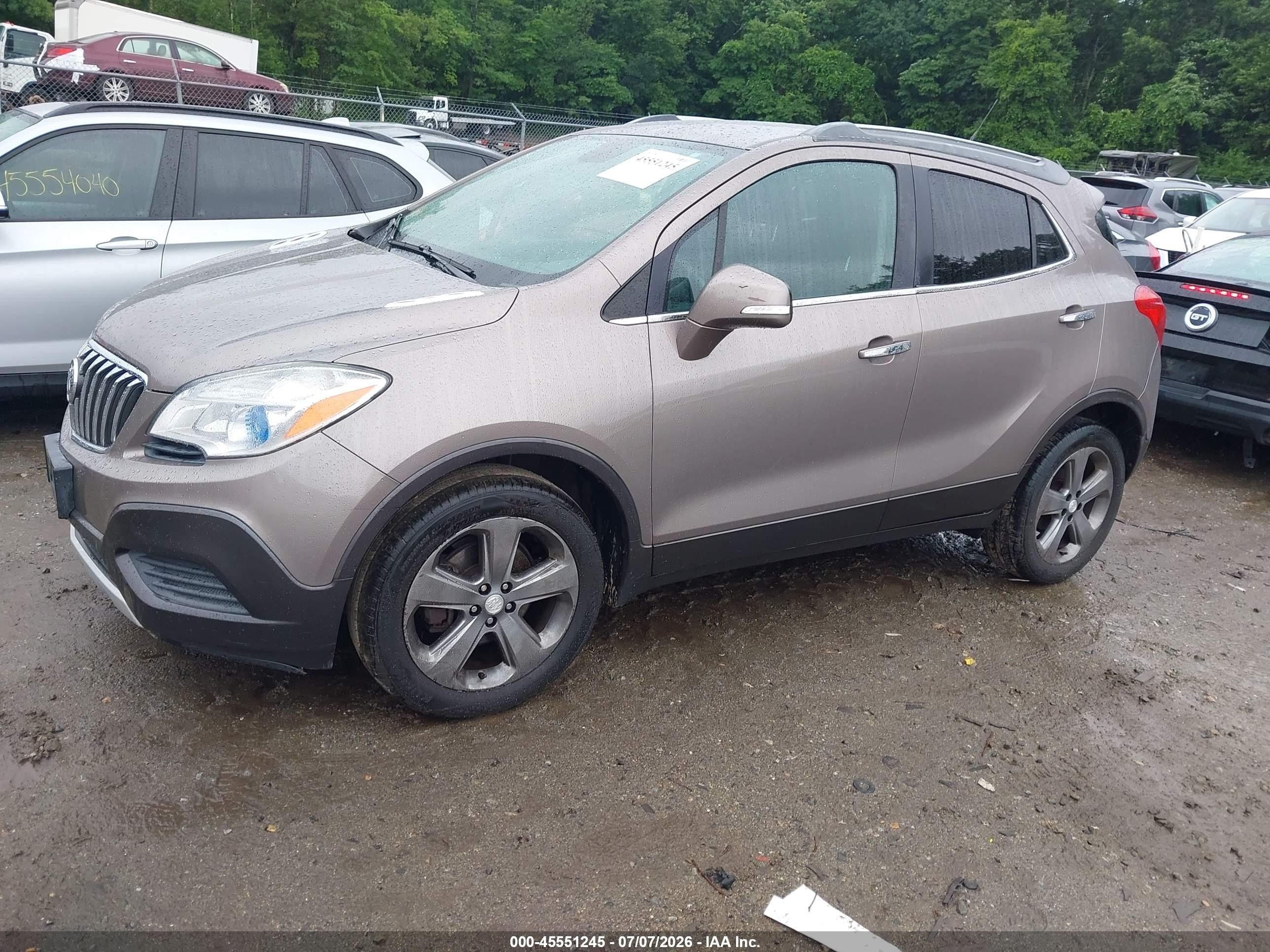 2014 Buick Encore   Brown vin: KL4CJASB4EB757780