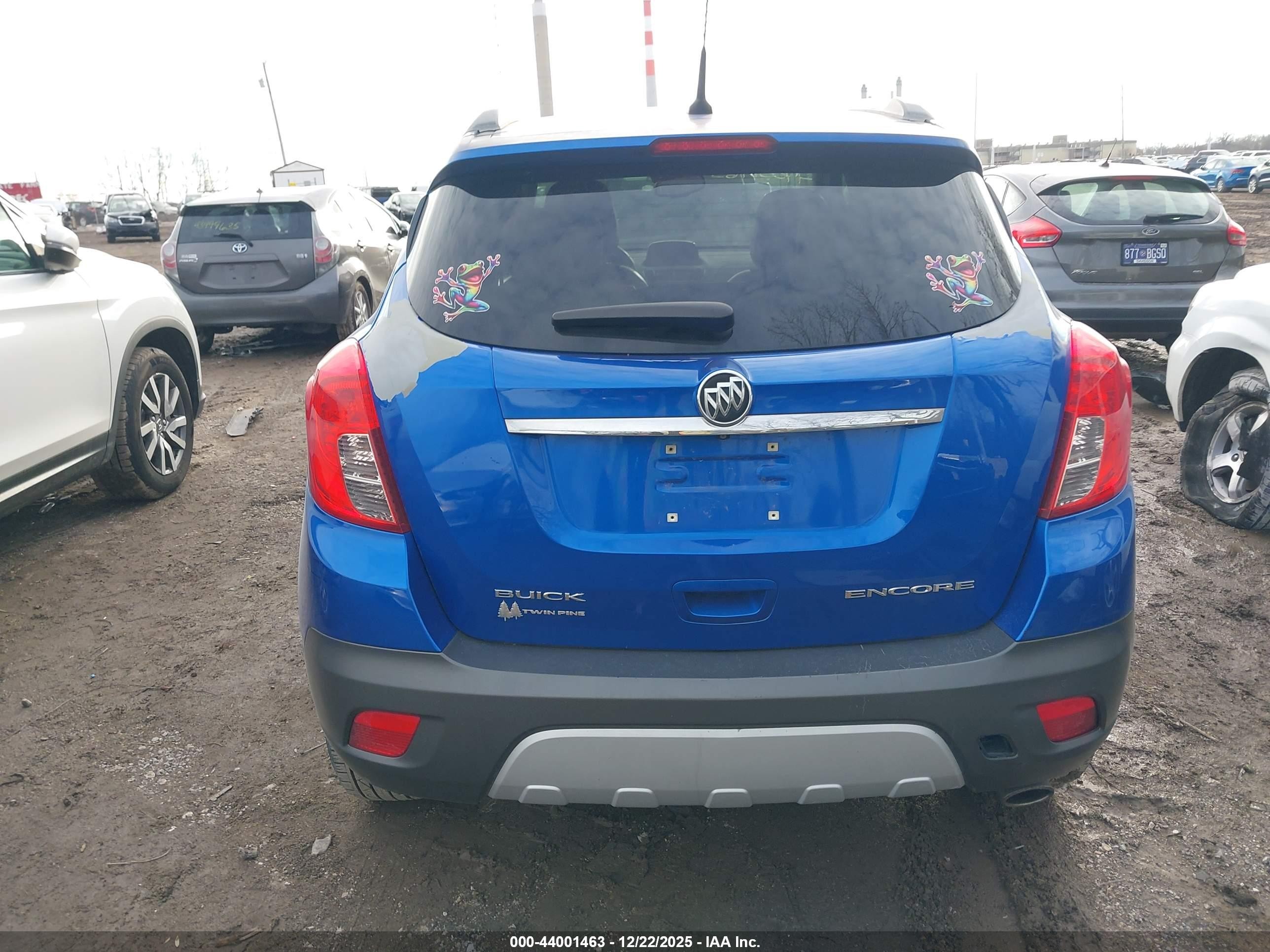 2014 Buick Encore   Blue vin: KL4CJASB4EB773431