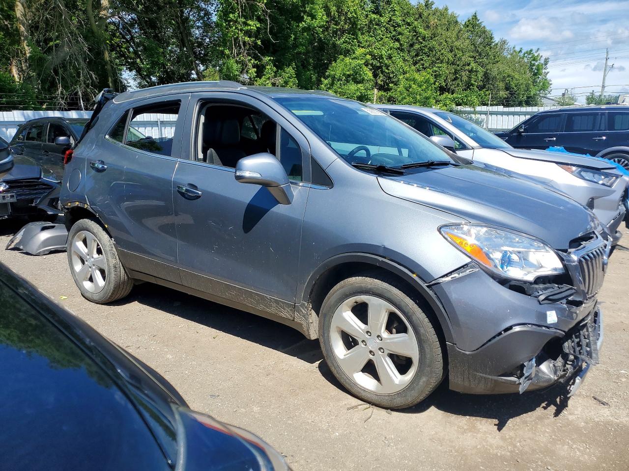 2015 Buick Encore Gray vin: KL4CJASB4FB038059