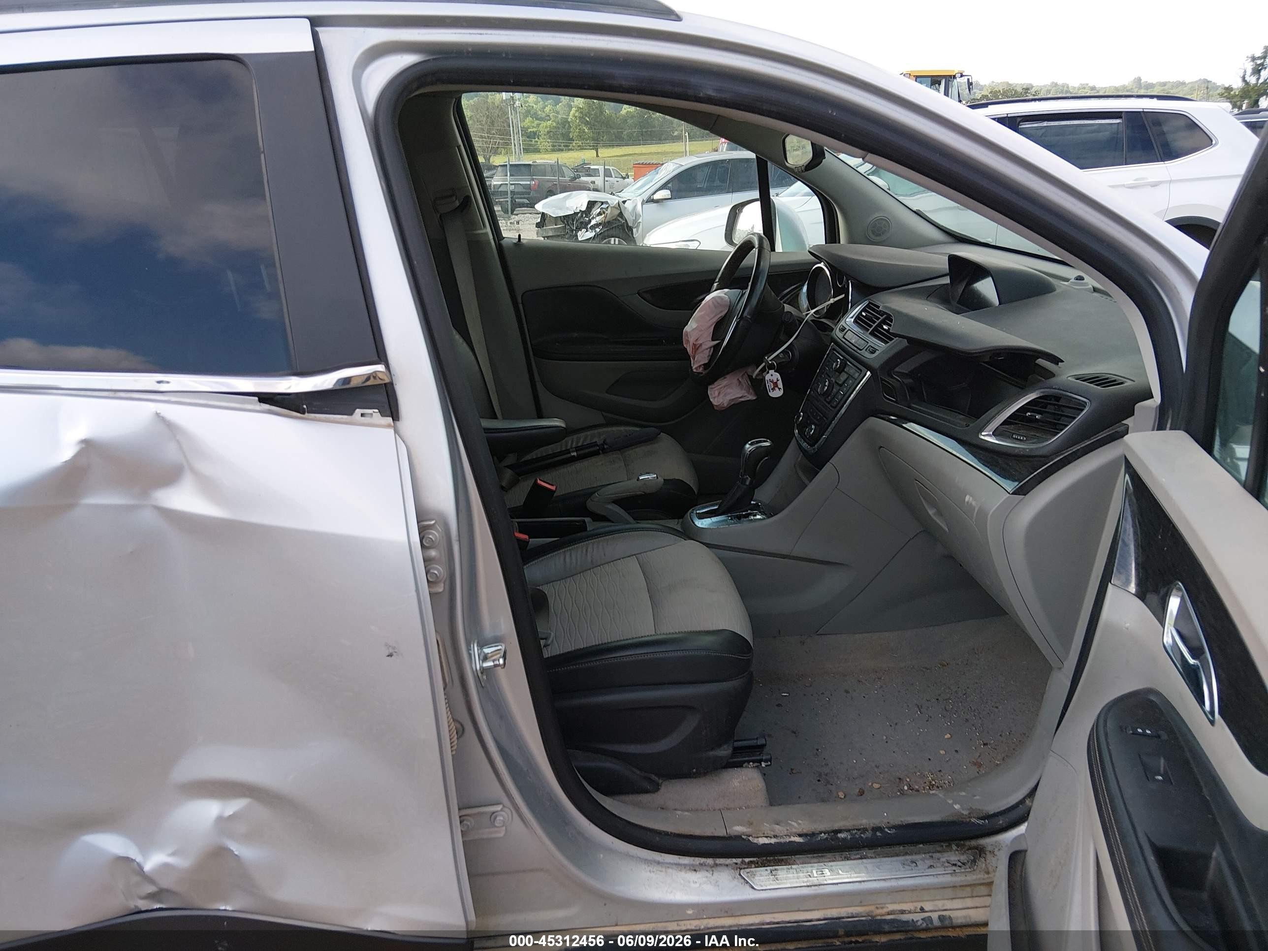 2015 Buick Encore   Silver vin: KL4CJASB4FB056433