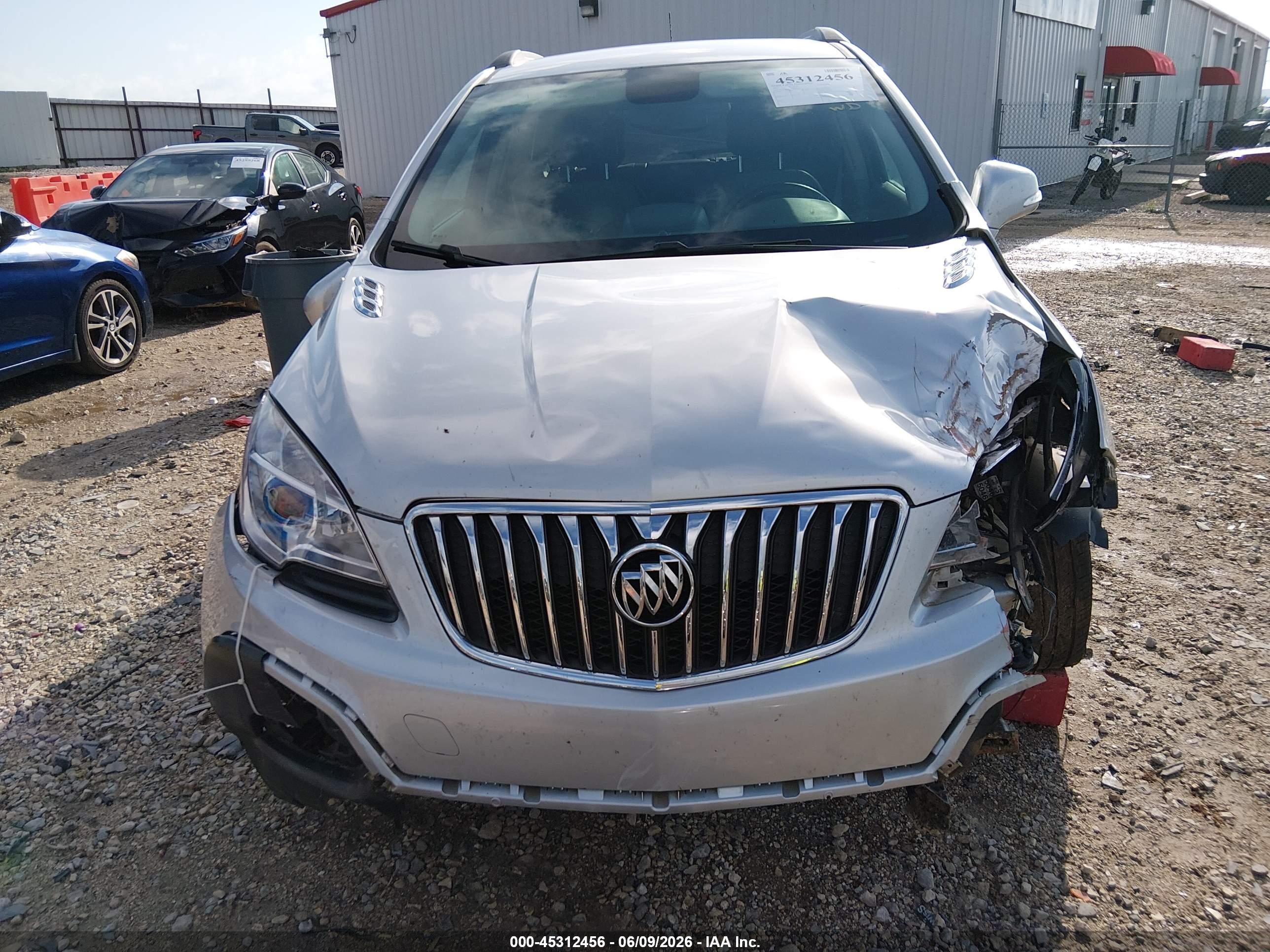 2015 Buick Encore   Silver vin: KL4CJASB4FB056433