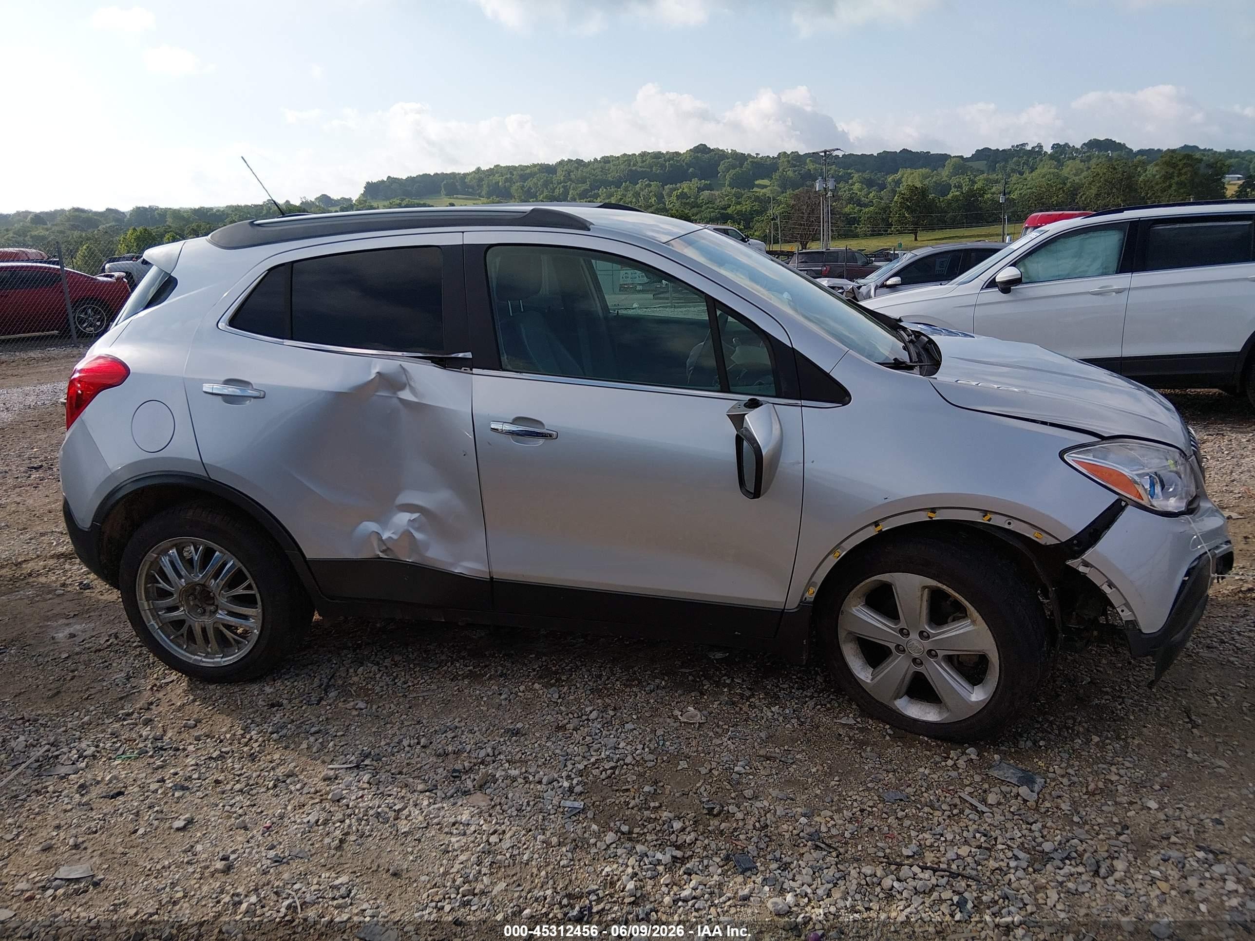 2015 Buick Encore   Silver vin: KL4CJASB4FB056433