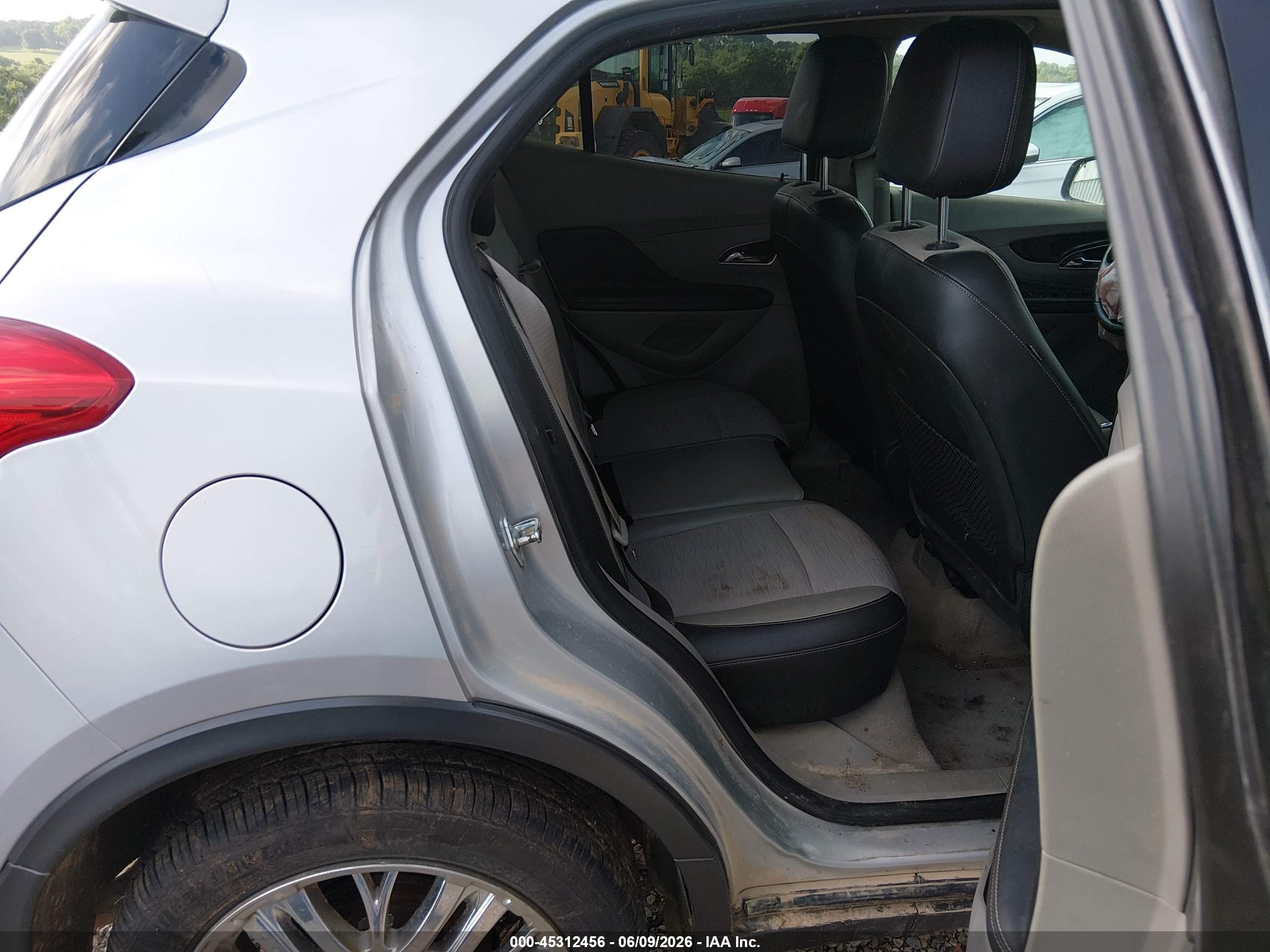 2015 Buick Encore   Silver vin: KL4CJASB4FB056433