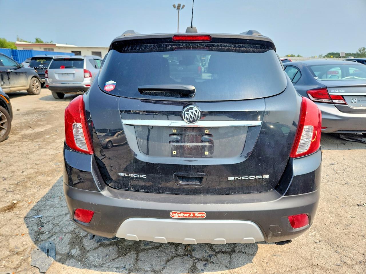 2015 Buick Encore Black vin: KL4CJASB4FB091053