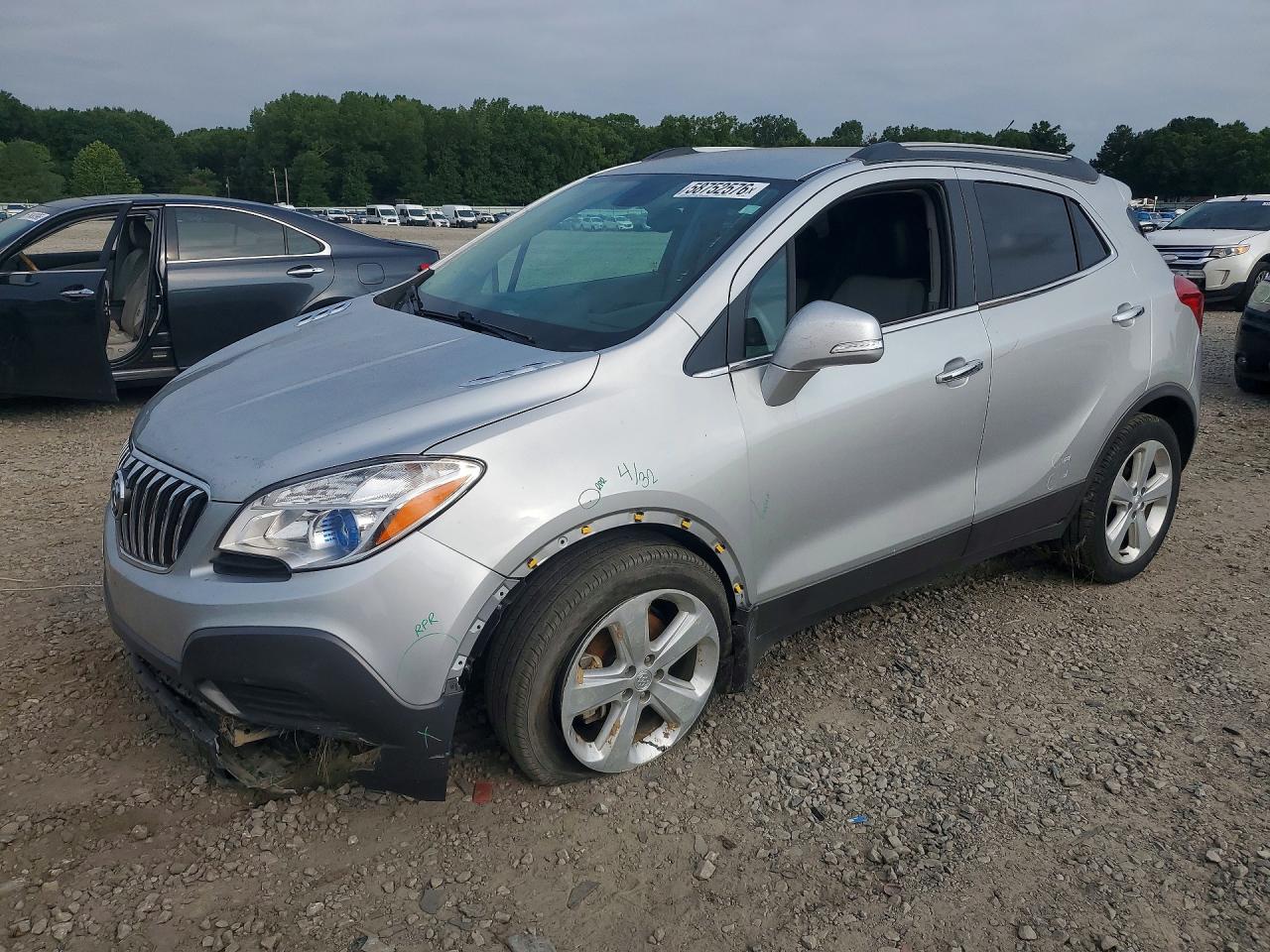 2015 Buick Encore Серый vin: KL4CJASB4FB223826