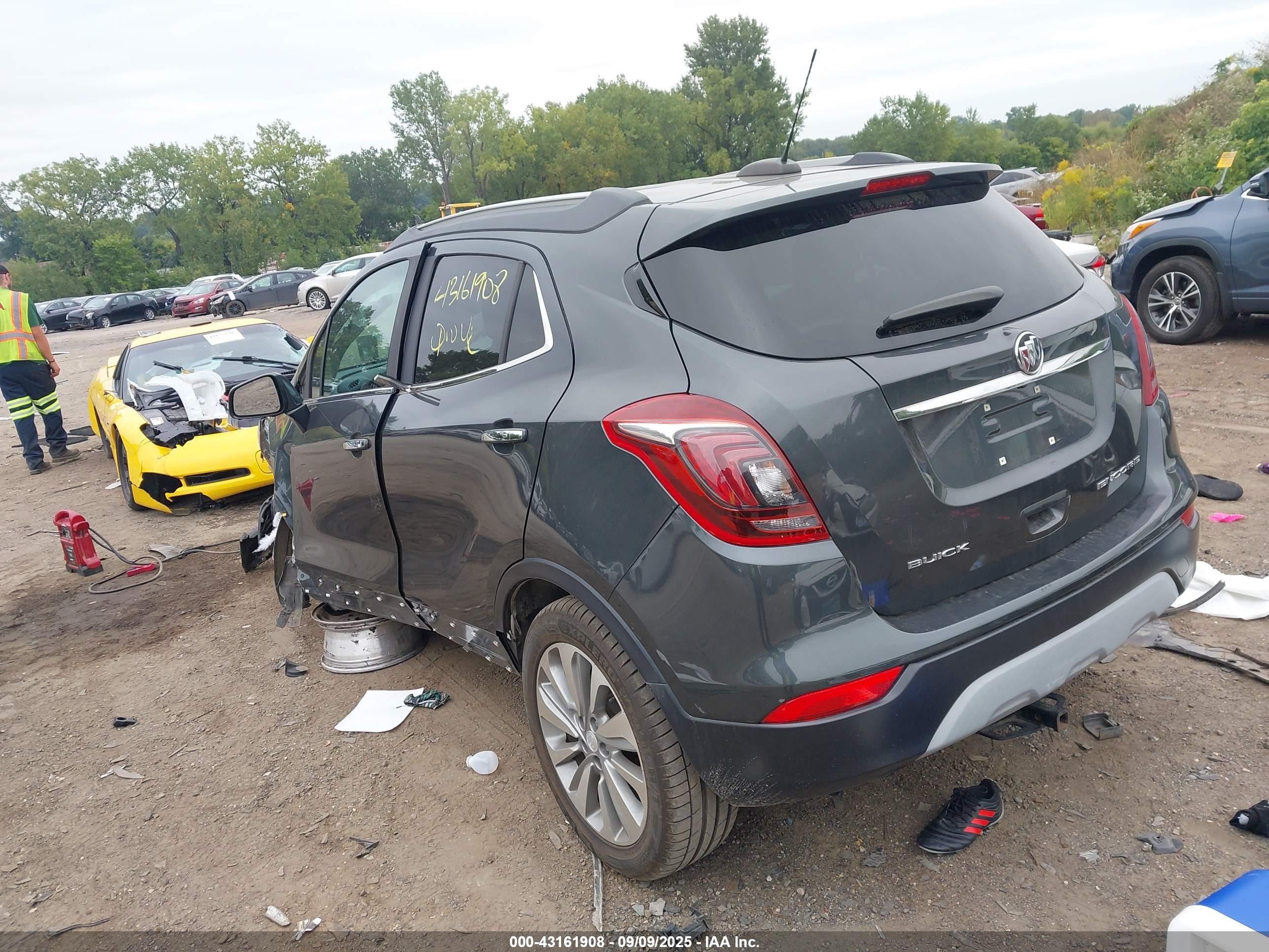 2018 Buick Encore Preferred Gray vin: KL4CJASB4JB625497