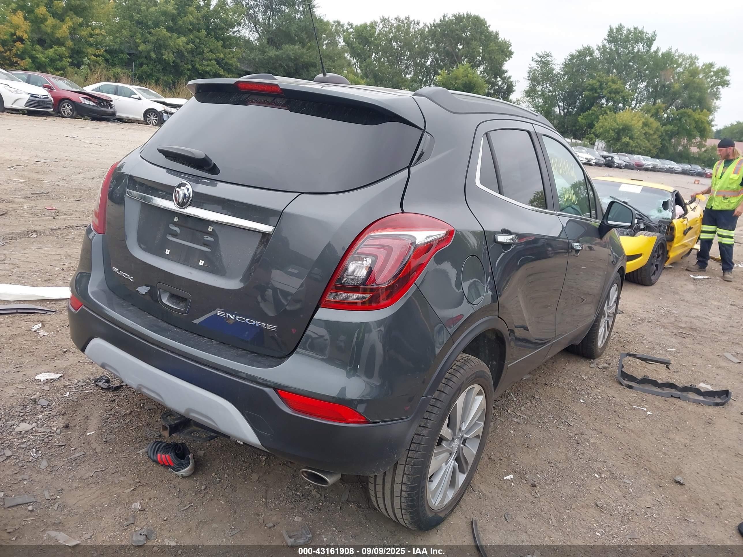 2018 Buick Encore Preferred Gray vin: KL4CJASB4JB625497