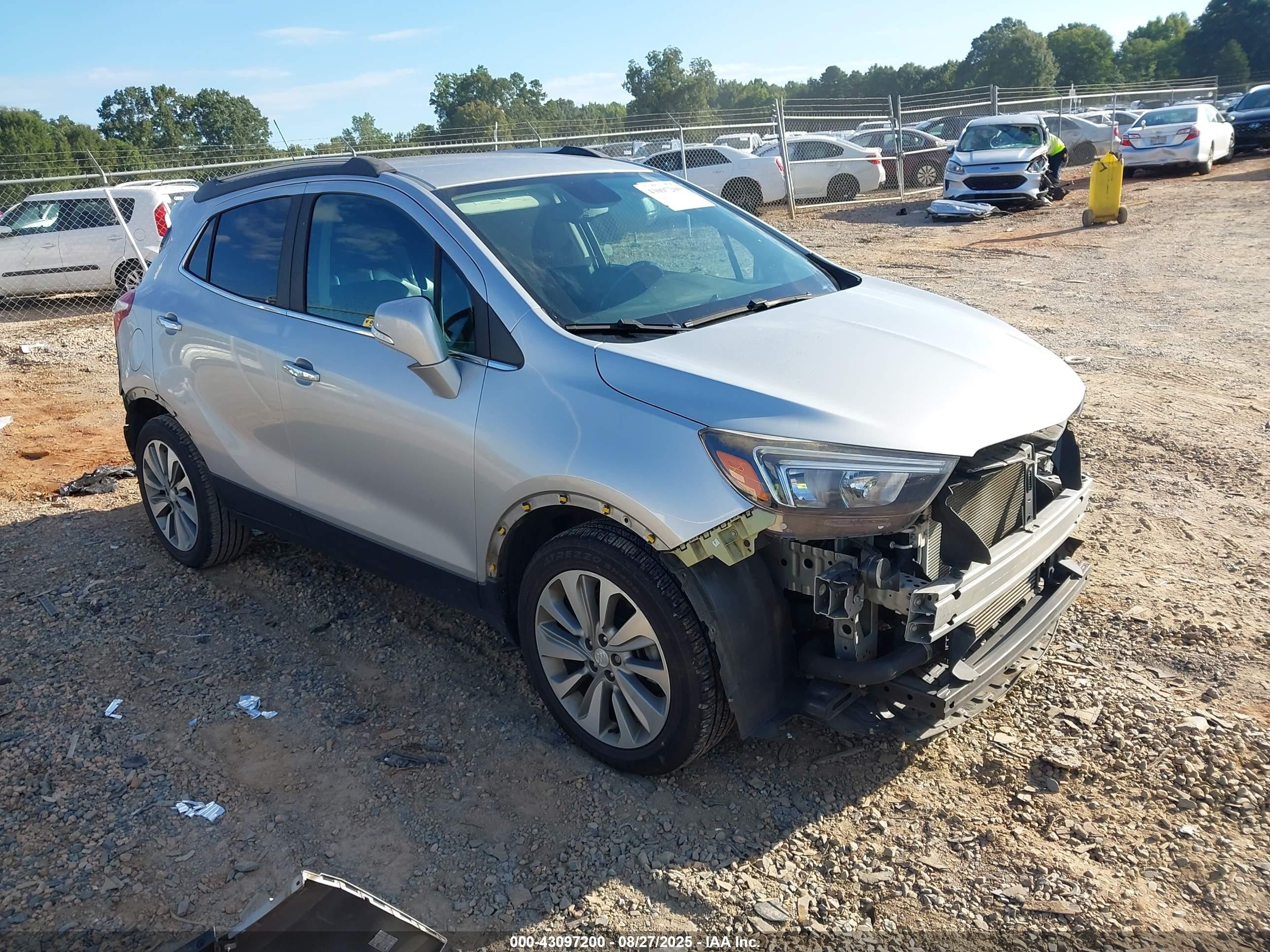 2018 Buick Encore Preferred Silver vin: KL4CJASB4JB648472