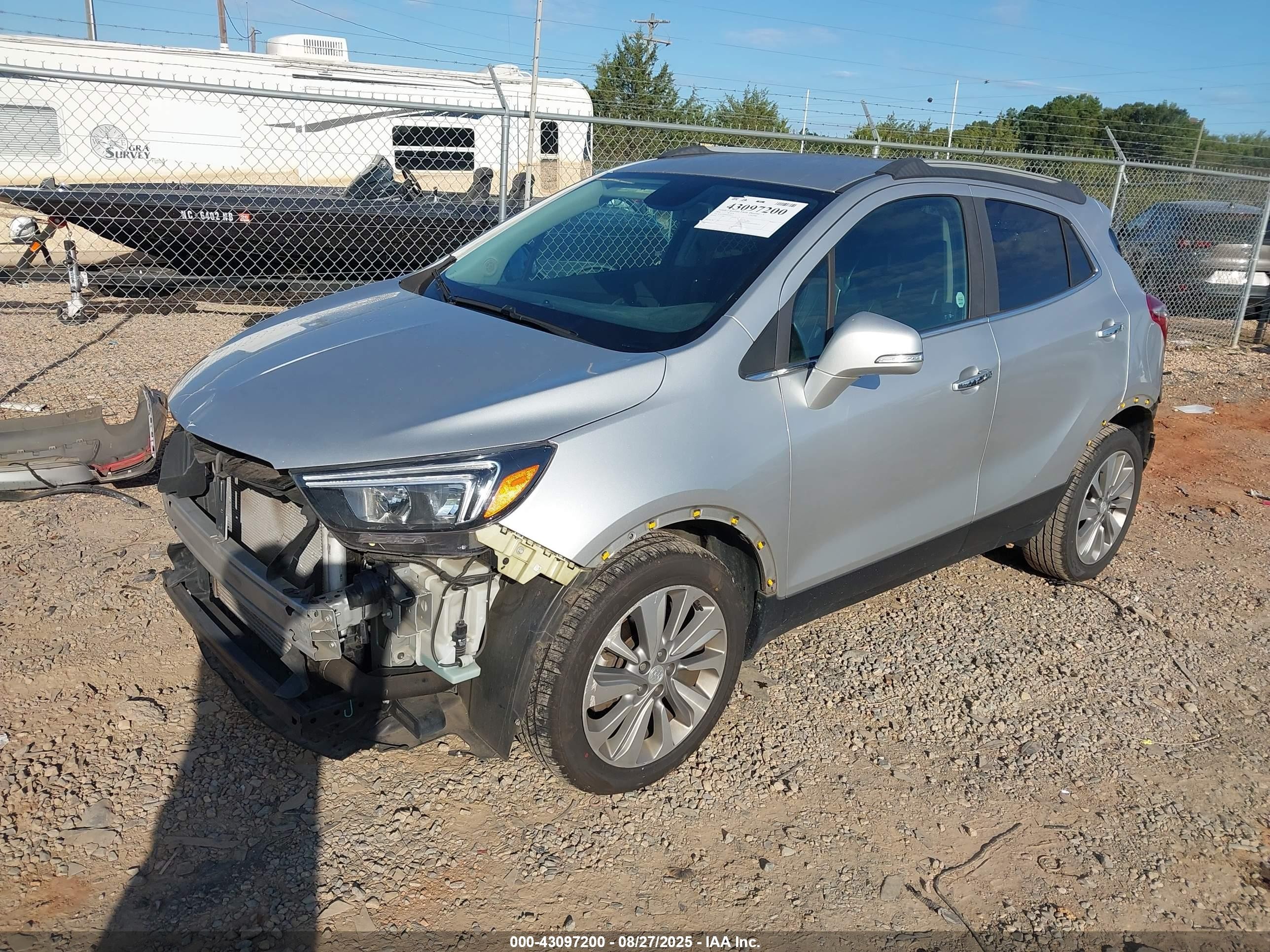 2018 Buick Encore Preferred Silver vin: KL4CJASB4JB648472