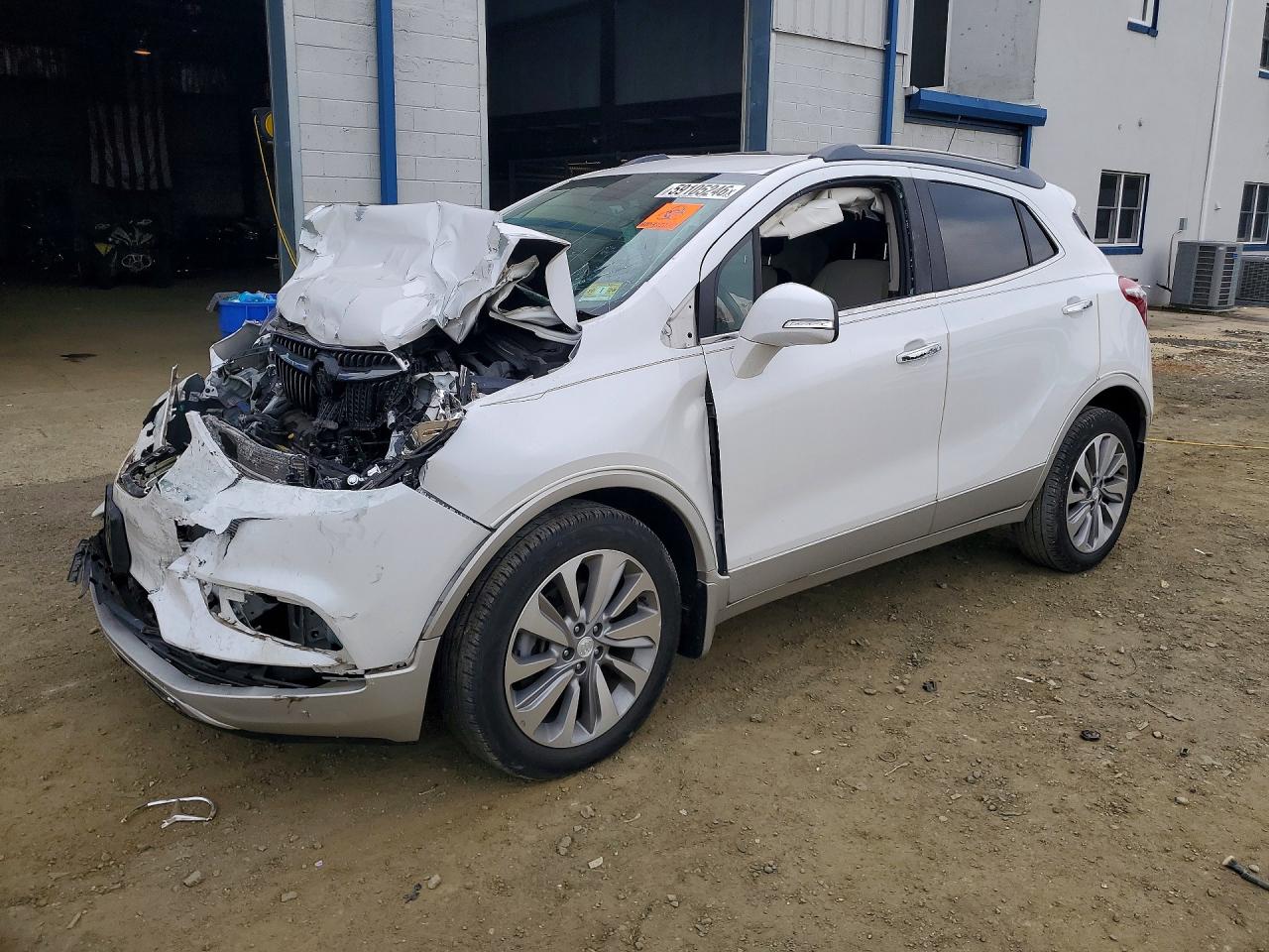 2019 Buick Encore Preferred White vin: KL4CJASB4KB704668