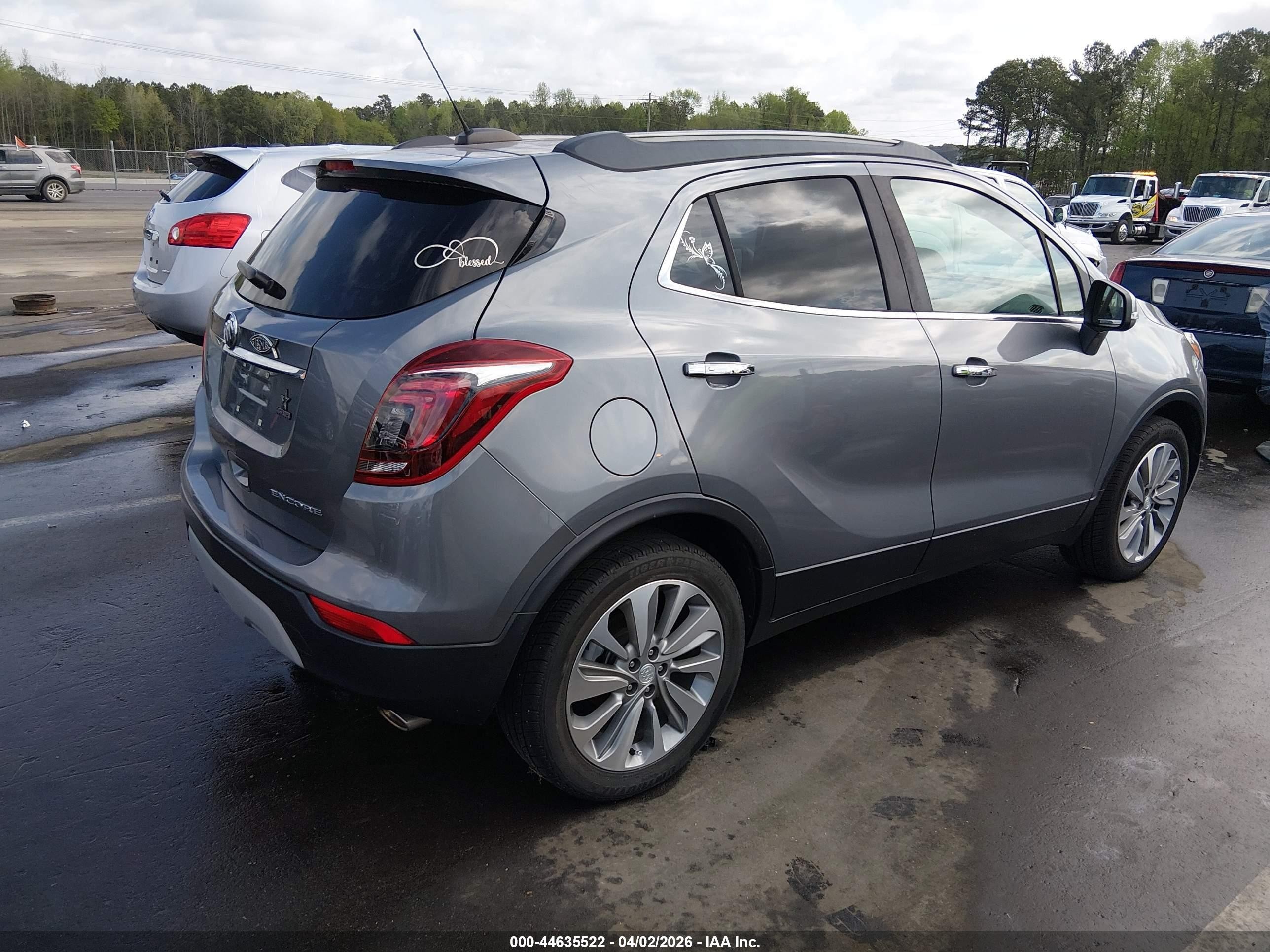 2019 Buick Encore Fwd Preferred Gray vin: KL4CJASB4KB726654