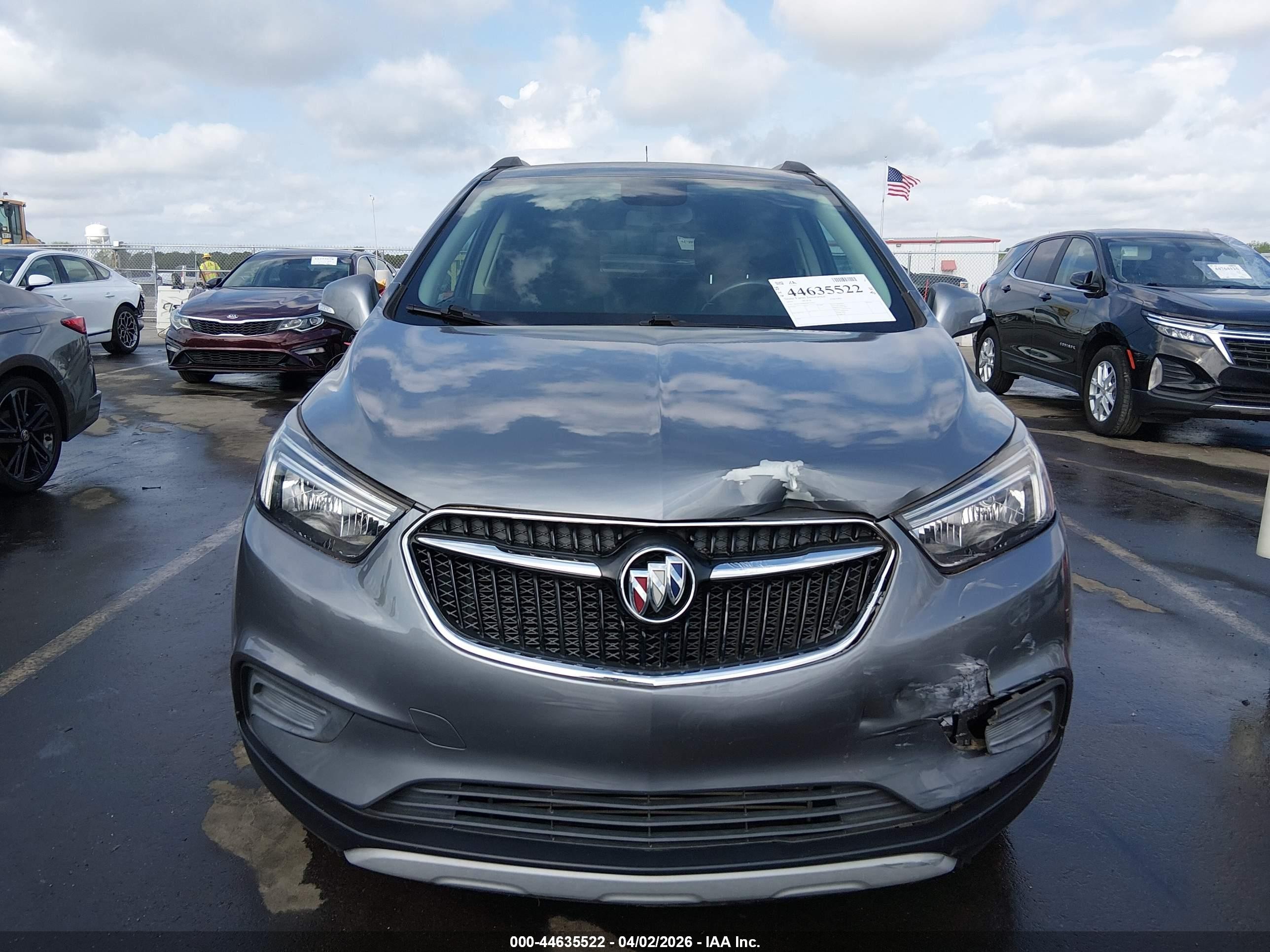 2019 Buick Encore Fwd Preferred Gray vin: KL4CJASB4KB726654