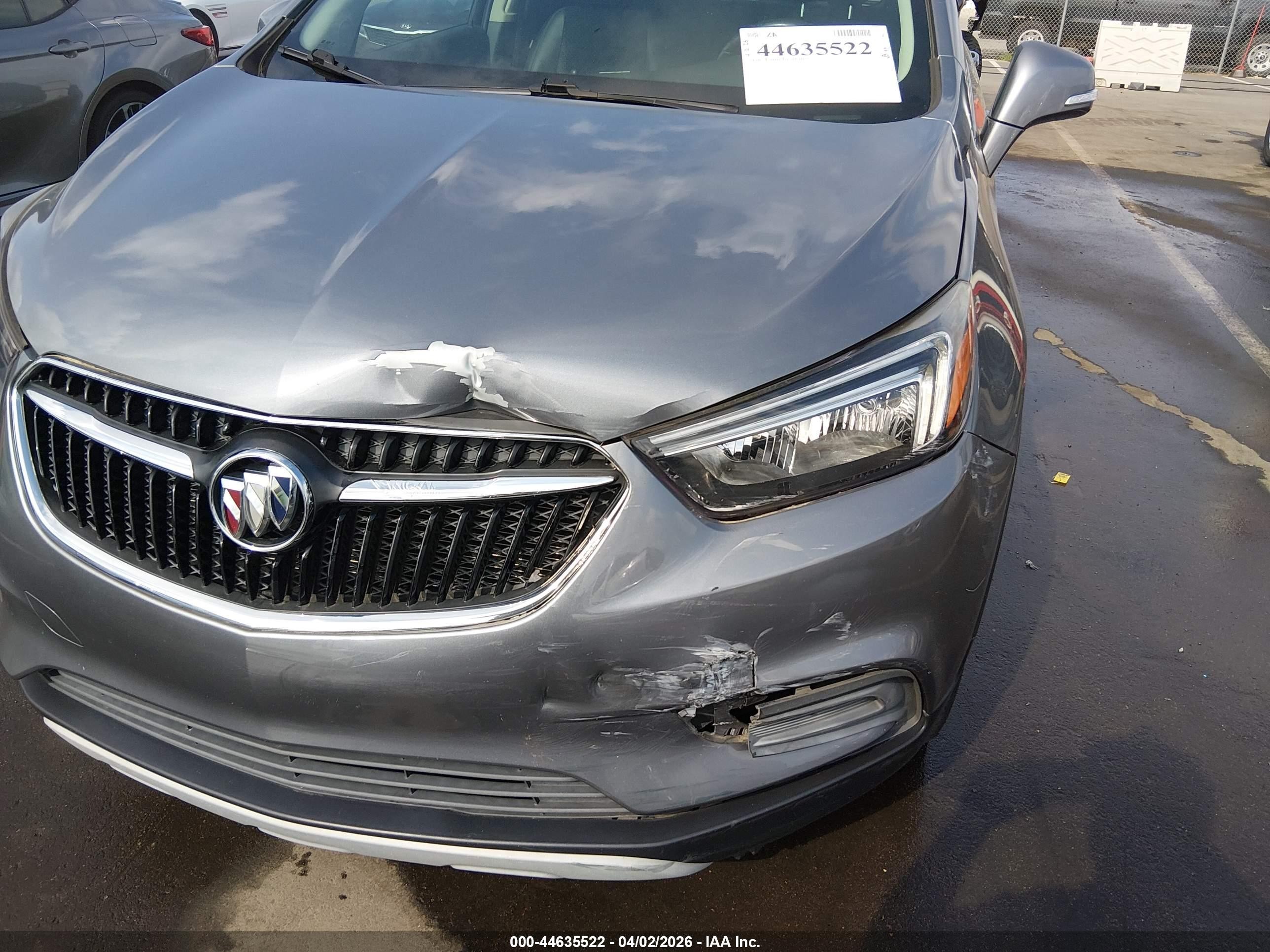 2019 Buick Encore Fwd Preferred Gray vin: KL4CJASB4KB726654