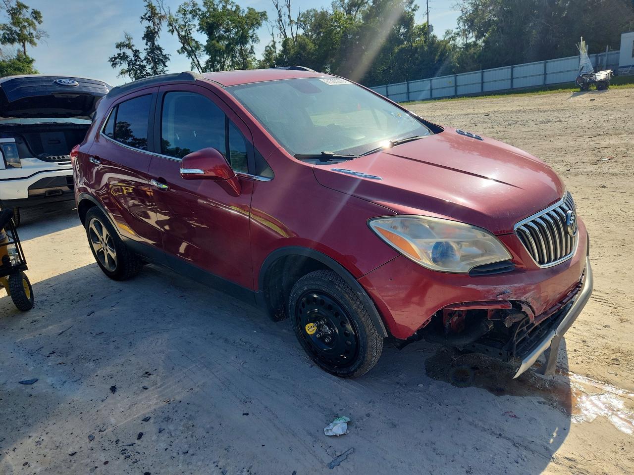 2014 Buick Encore Maroon vin: KL4CJASB5EB541811