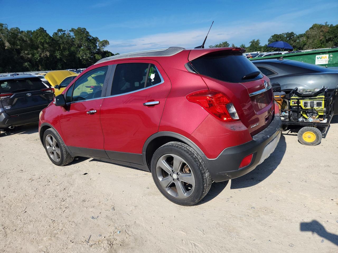 2014 Buick Encore Maroon vin: KL4CJASB5EB541811