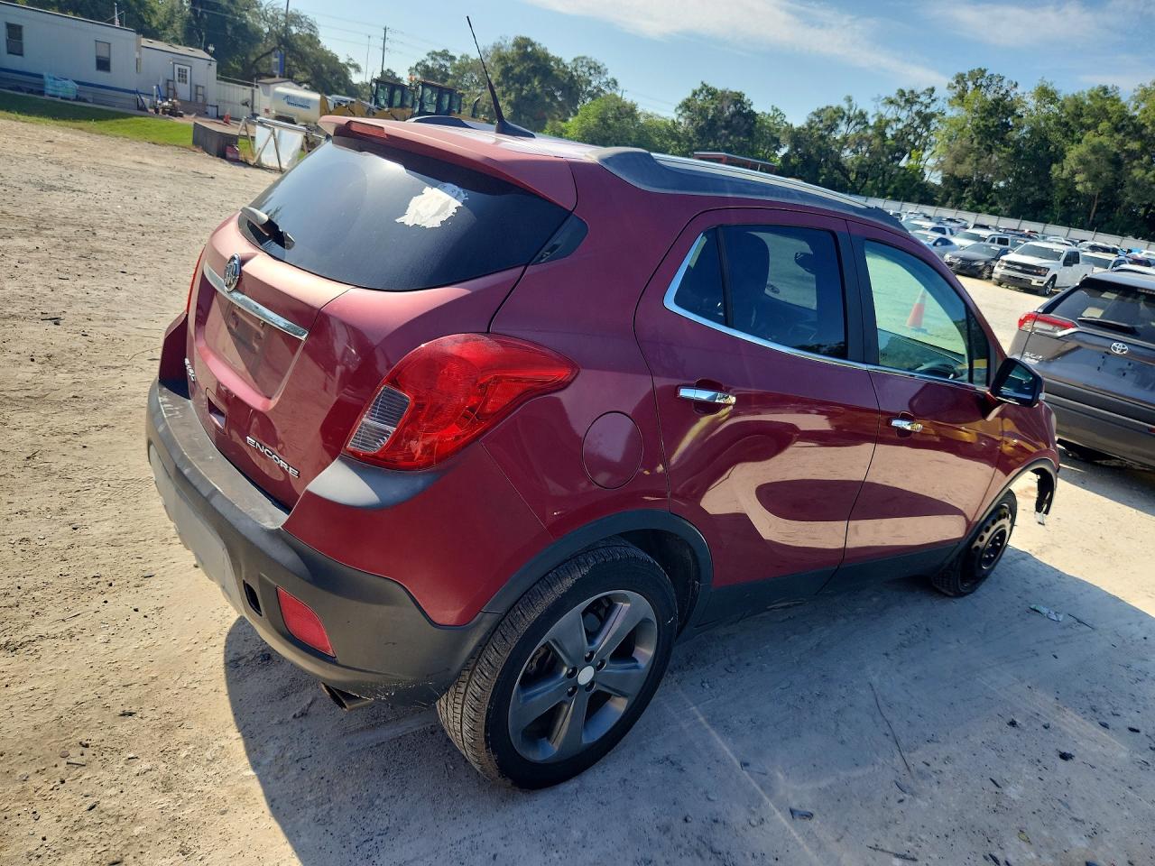 2014 Buick Encore Maroon vin: KL4CJASB5EB541811
