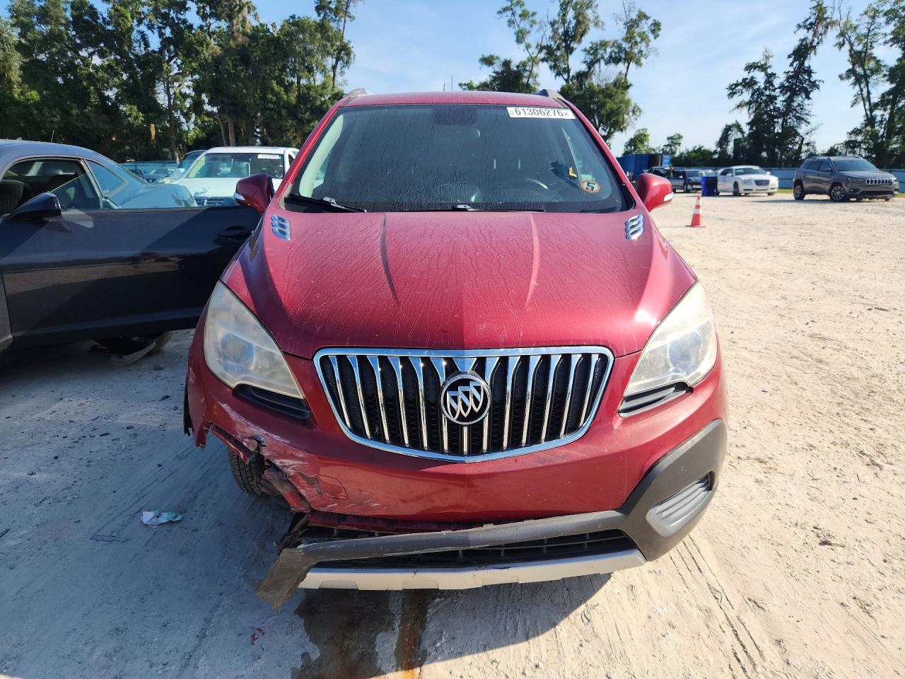 2014 Buick Encore Maroon vin: KL4CJASB5EB541811