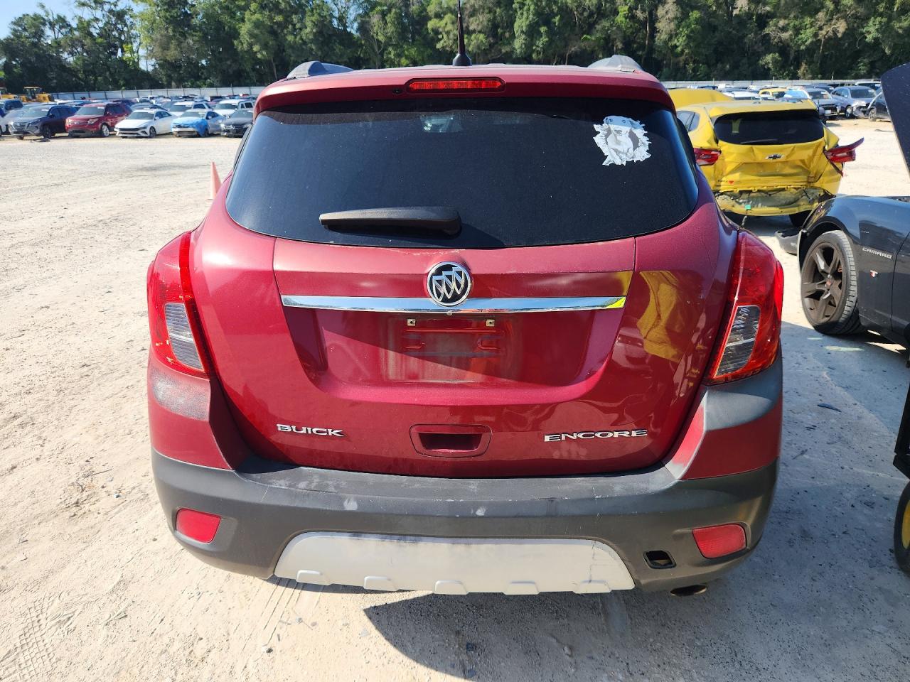 2014 Buick Encore Maroon vin: KL4CJASB5EB541811