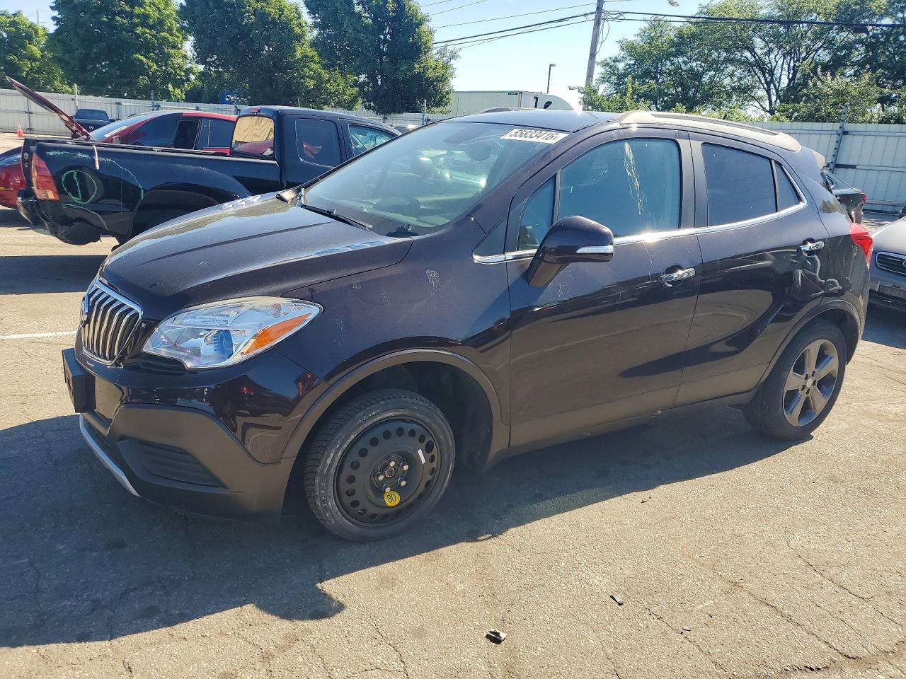 2014 Buick Encore Maroon vin: KL4CJASB5EB744519
