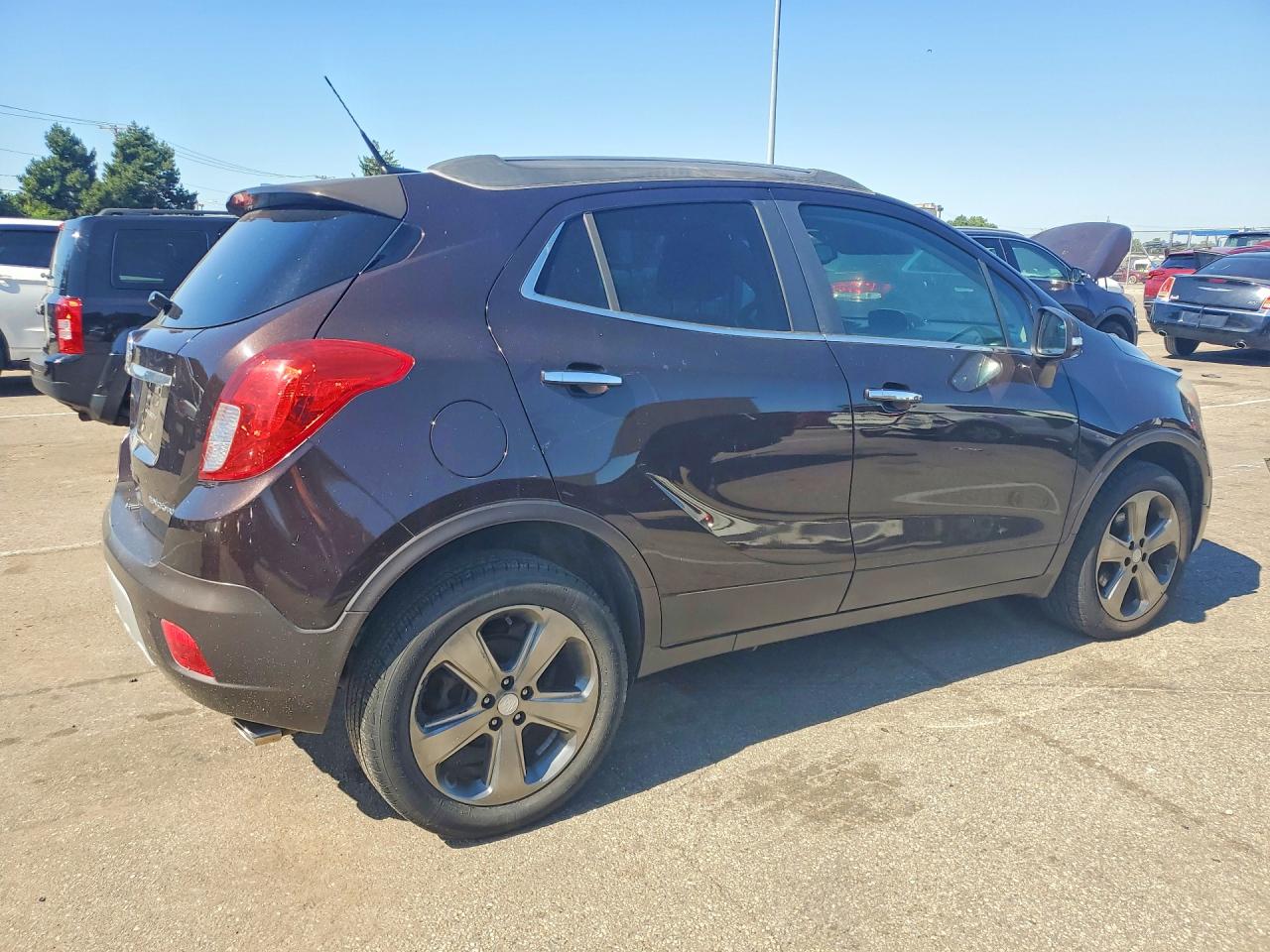 2014 Buick Encore Maroon vin: KL4CJASB5EB744519