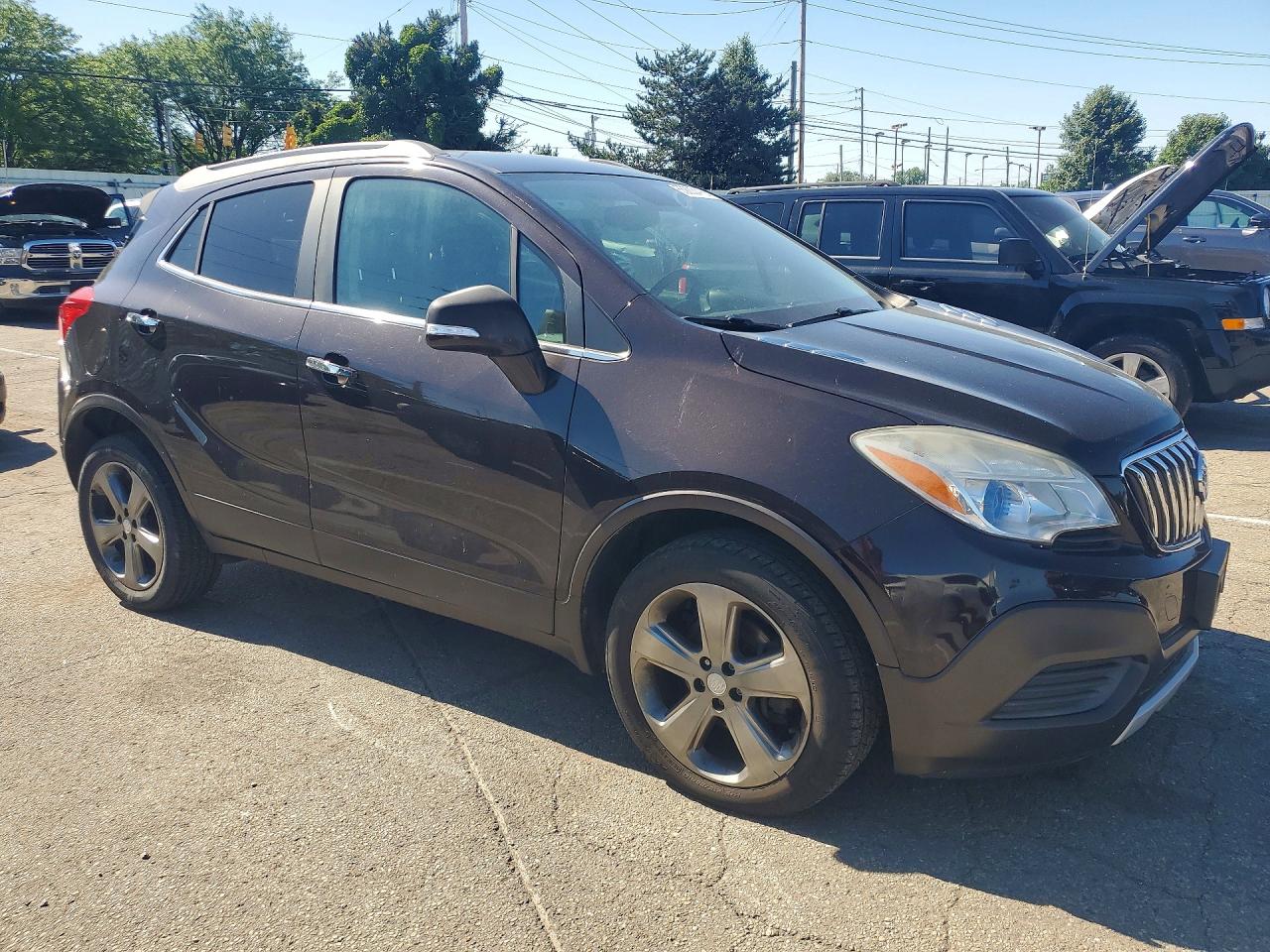 2014 Buick Encore Maroon vin: KL4CJASB5EB744519