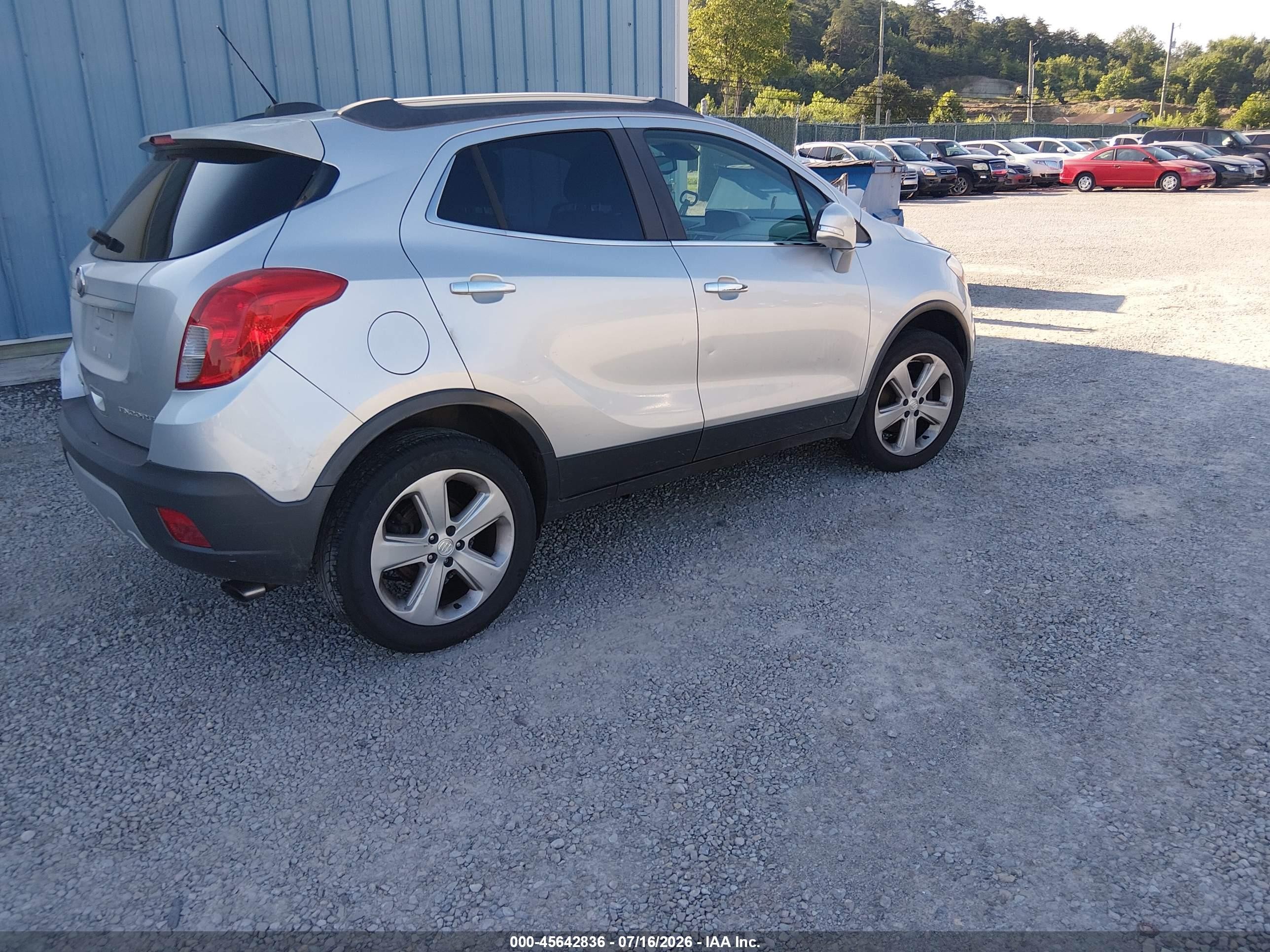 2015 Buick Encore   Silver vin: KL4CJASB5FB080806