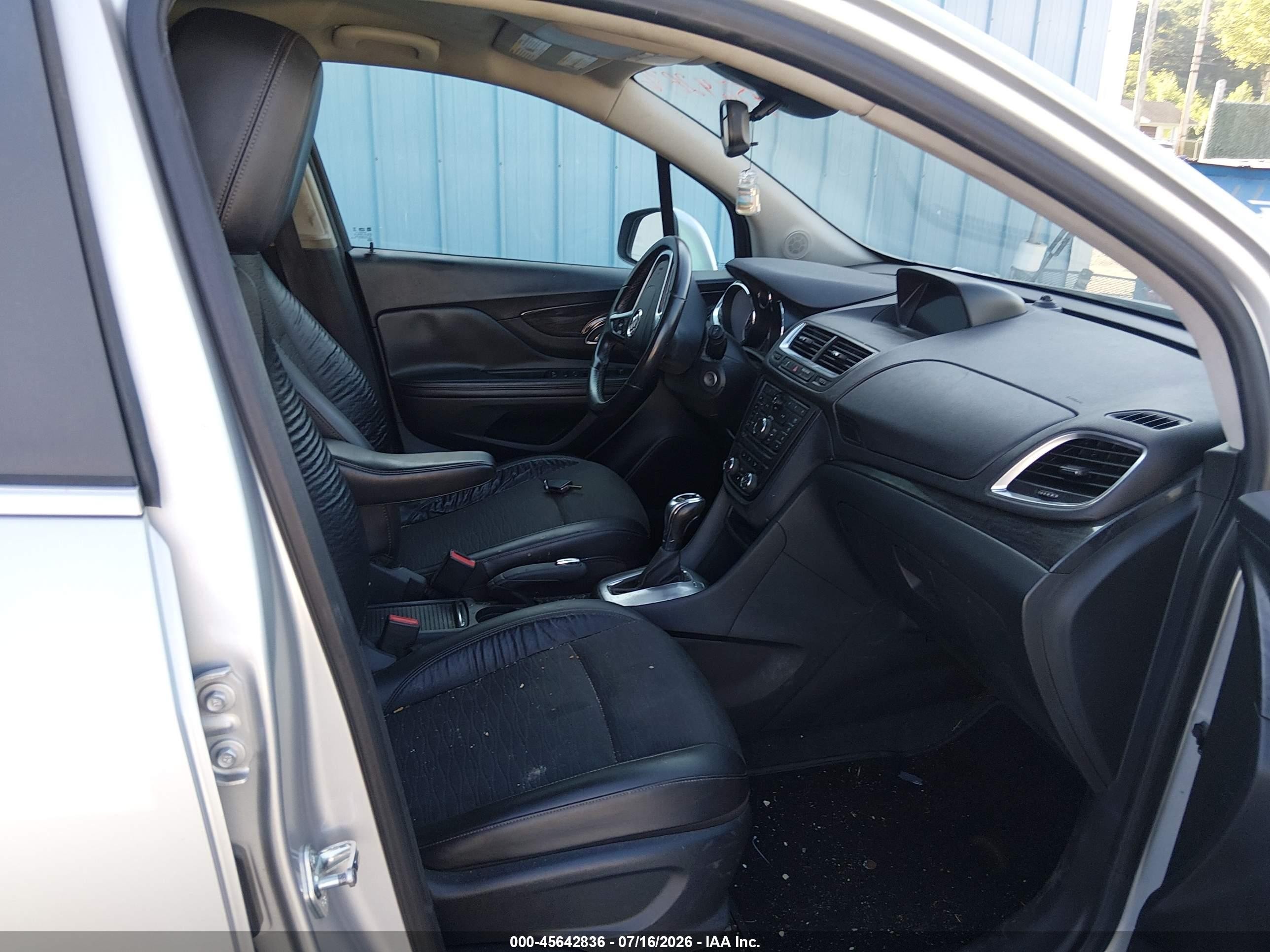 2015 Buick Encore   Silver vin: KL4CJASB5FB080806