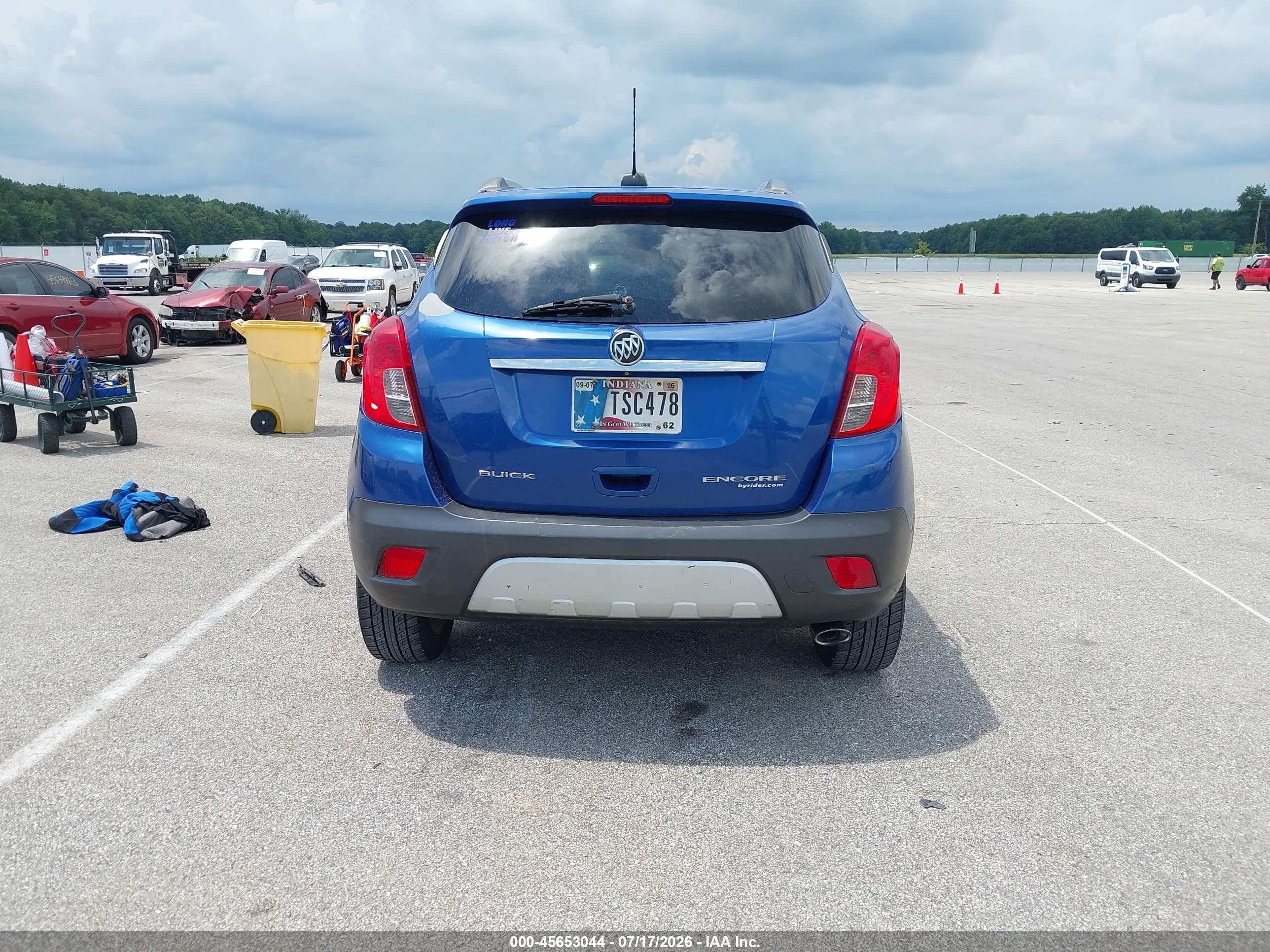 2015 Buick Encore   Blue vin: KL4CJASB5FB090686