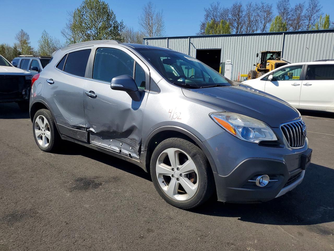 2015 Buick Encore Gray vin: KL4CJASB5FB152703