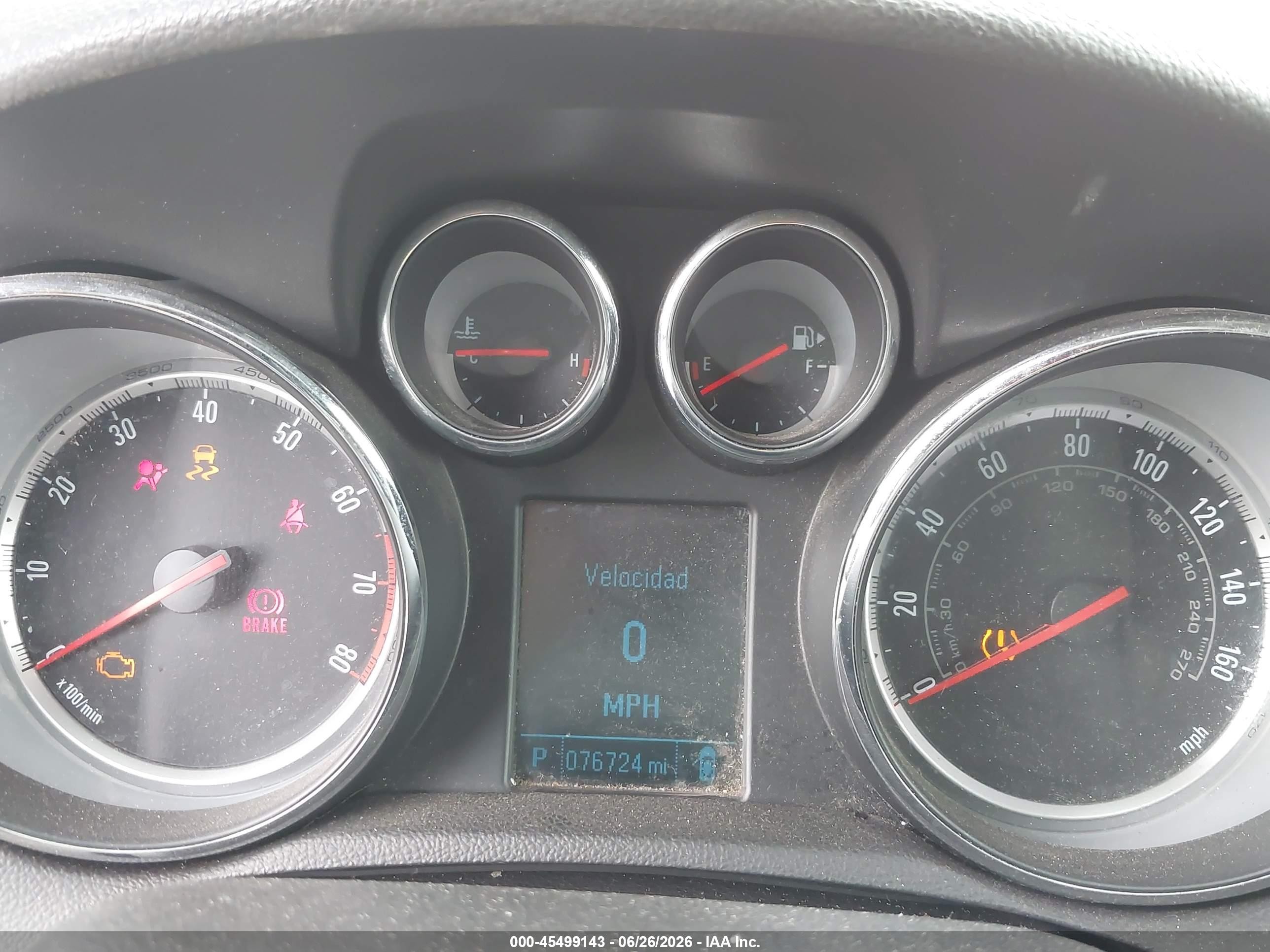 2015 Buick Encore   Красный vin: KL4CJASB5FB163183