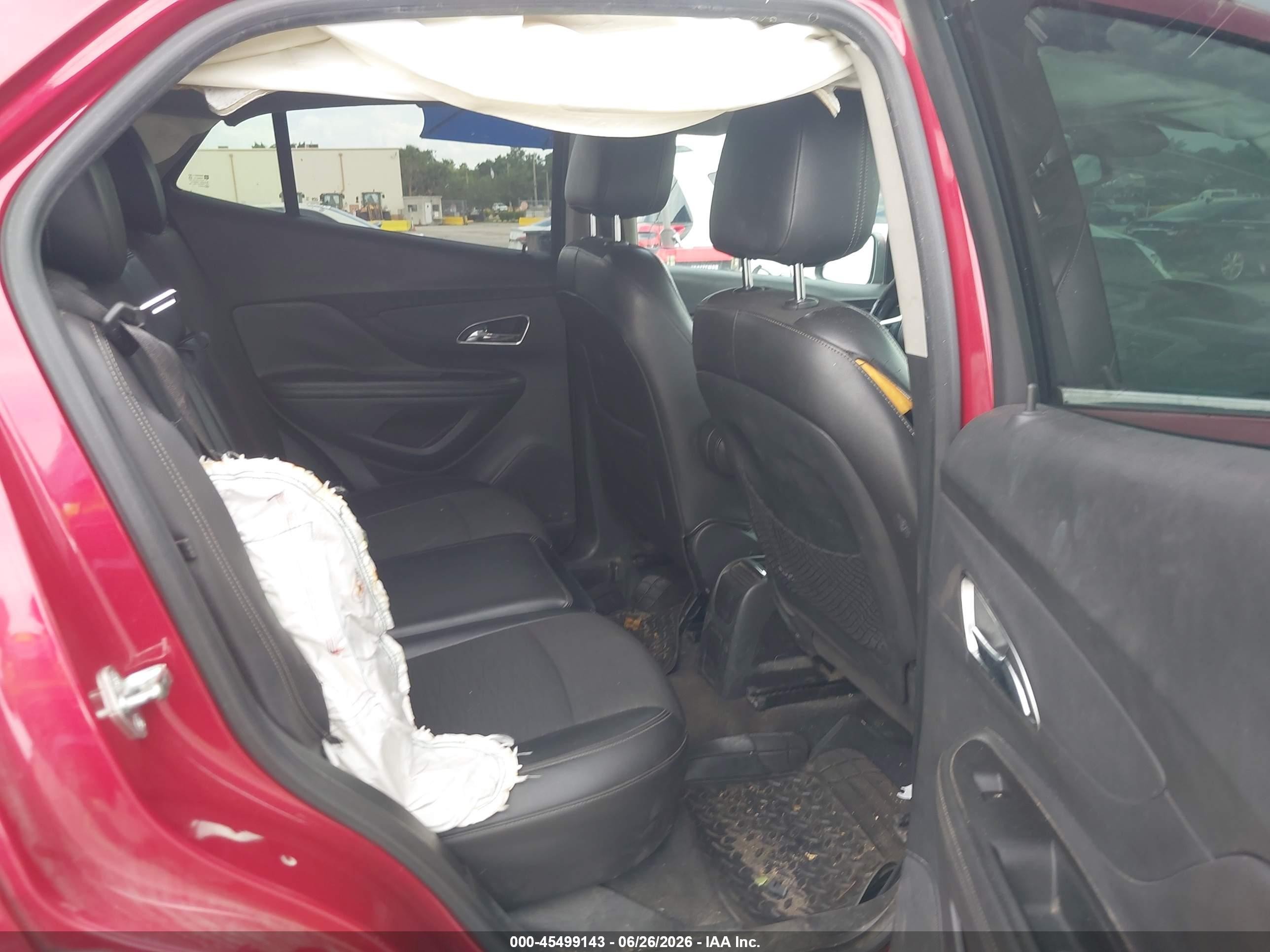 2015 Buick Encore   Красный vin: KL4CJASB5FB163183