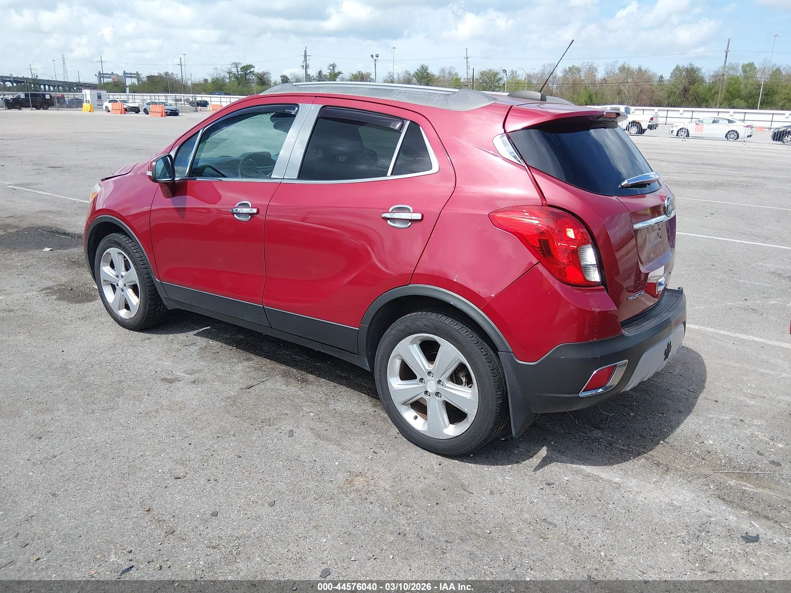 2015 Buick Encore   Красный vin: KL4CJASB5FB245253