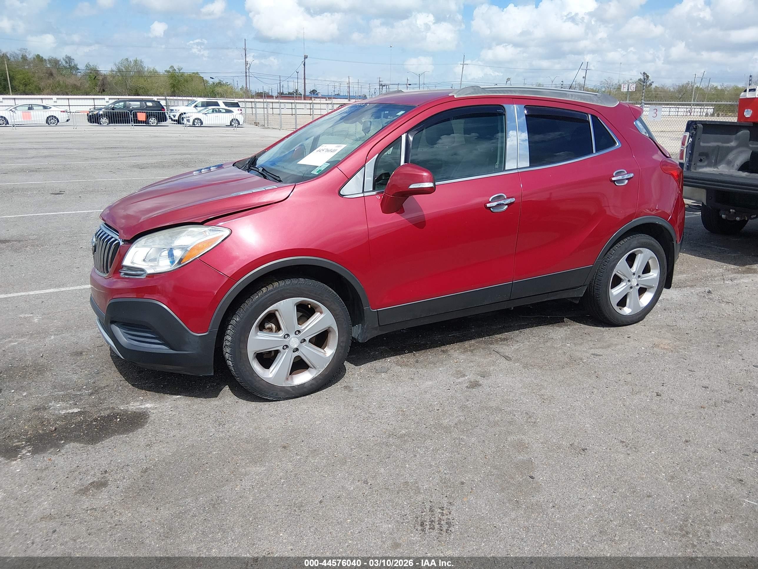 2015 Buick Encore   Красный vin: KL4CJASB5FB245253